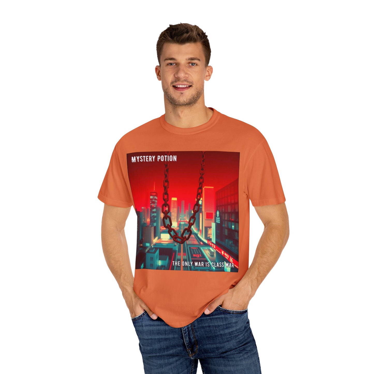 Mystery Potion Urban T-Shirt, Retro Graphic Tee, Unisex Streetwear, Casual Wear, Gift for Art Lovers, Music Festival Apparel