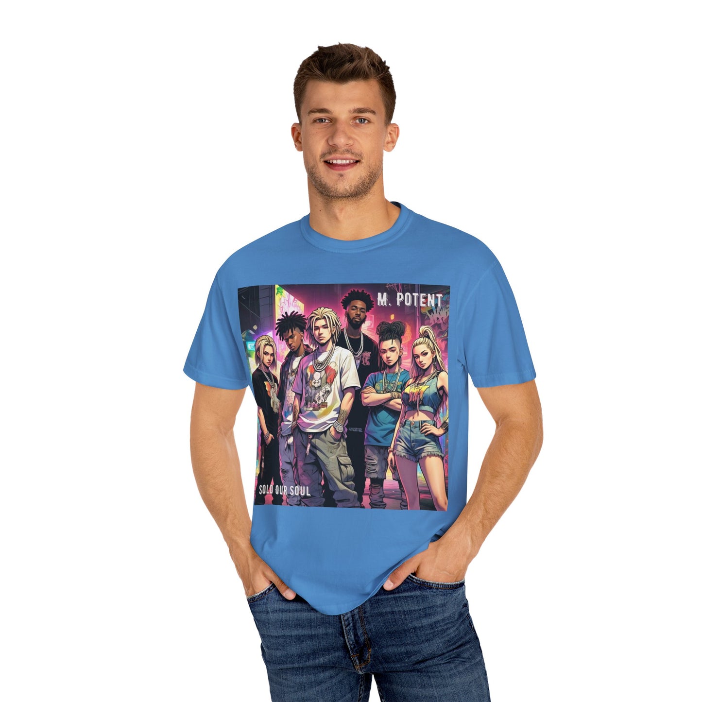 'Sold Our Soul' by M. Potent, Hip Hop Graphic Tee, Streetwear T-Shirt, Unisex Casual Tee, Music-Inspired Shirt, Gifts for Music Lovers, Trendy Fashion Top