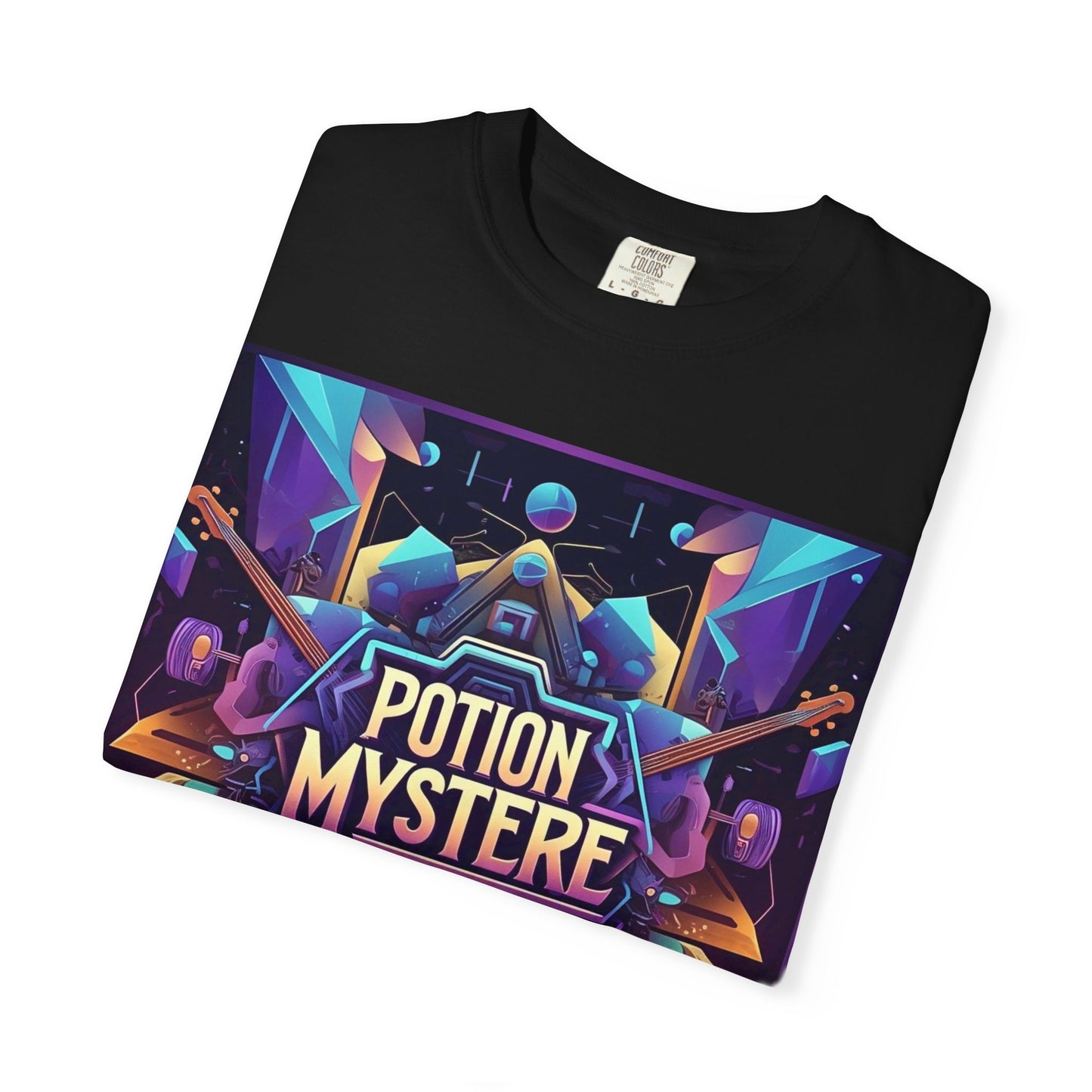 Potion Mystere Graphic Tee, Artistic Unisex Shirt, Handmade Gift, Festival Apparel, Unique Art T-shirt