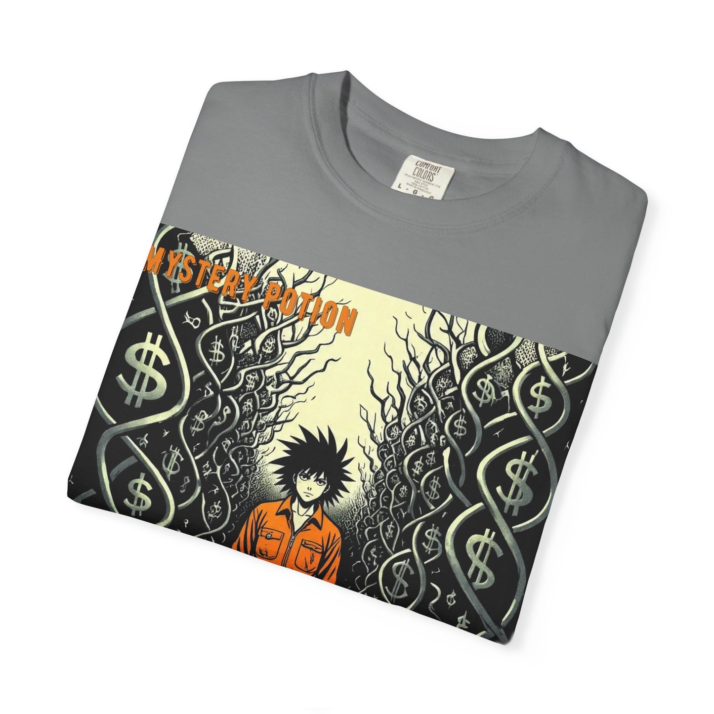 'Prison of Dollar Signs' by GOAT of Goth, Street Art Inspired Unisex T-Shirt, Cool Graphic Tee, Casual Wear, Hip Hop Fashion, Gift for Art Lovers, Unique Style