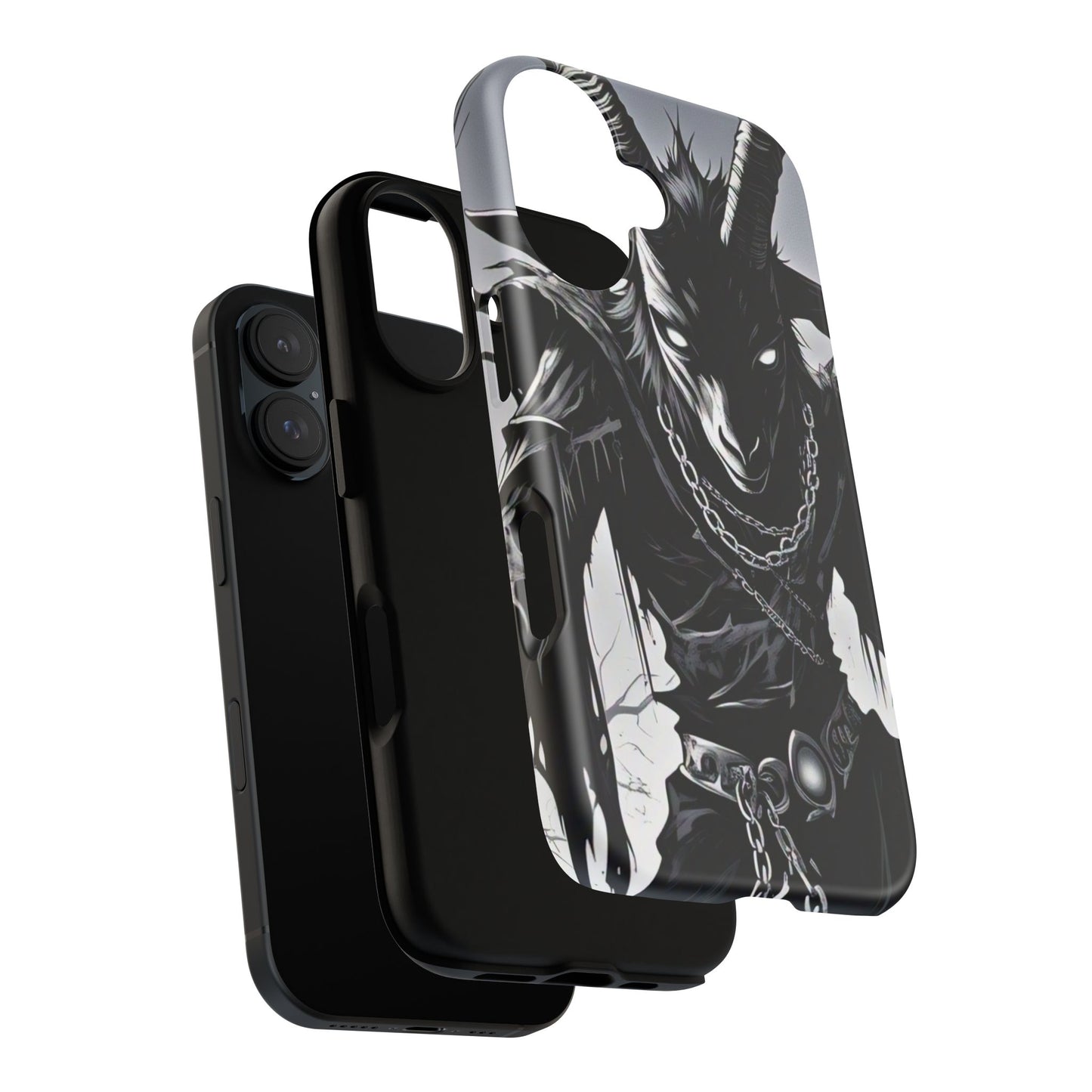GOAT of Goth Tough Cases - Unique Artistic Phone Case, Dark Fantasy Style, Gift Idea for Gamers, Protection & Style for Everyday Use, Phone Accessory