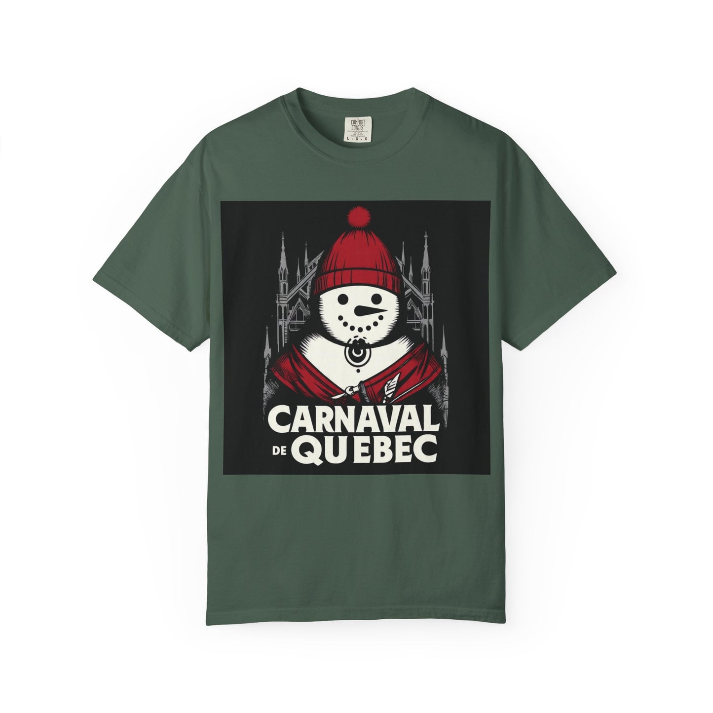 Carnaval de Québec Post-Goth T-shirt, Unisex Graphic Tee, Winter Festival Apparel, Holiday Gifts, Comfortable Everyday Wear