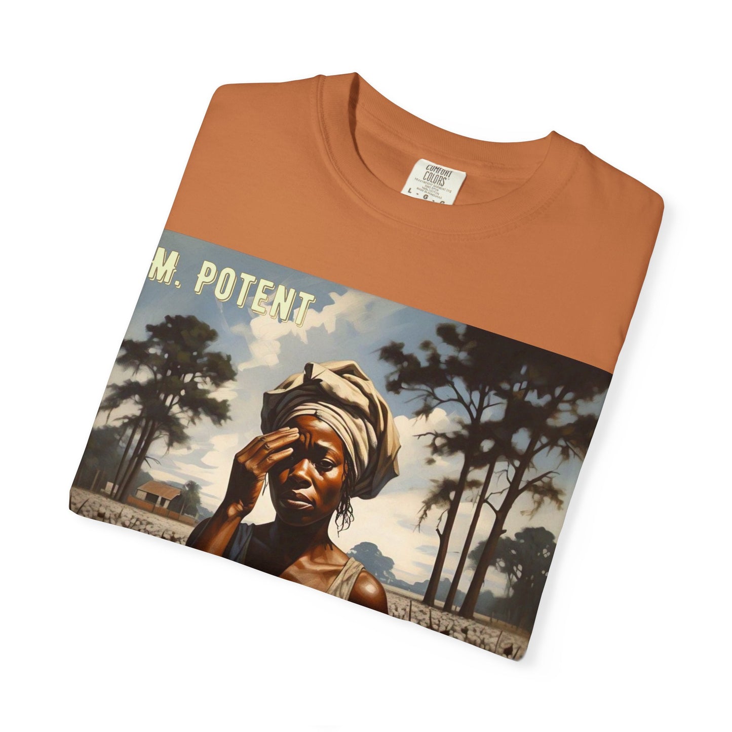 'Ezekiel Saw the Wheel' by M. Potent, Vintage-Inspired Unisex T-Shirt with Artistic Design, Casual Wear, Gift for Art Lovers, Music Events, Everyday Fashion