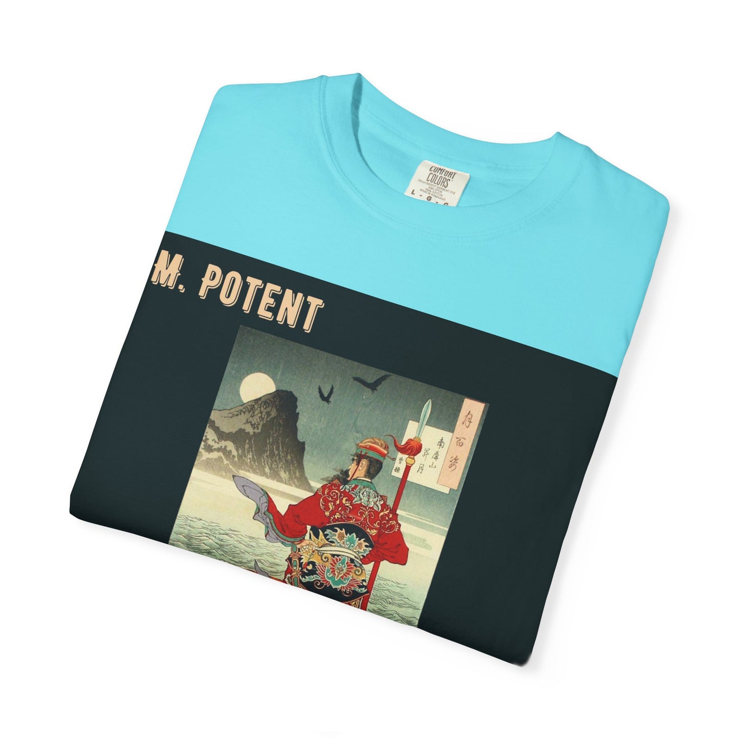 M. Potent Unisex Garment-Dyed T-Shirt, Casual Tee, Graphic Shirt, Streetwear Fashion, Gift for Music Lovers, Unique Style
