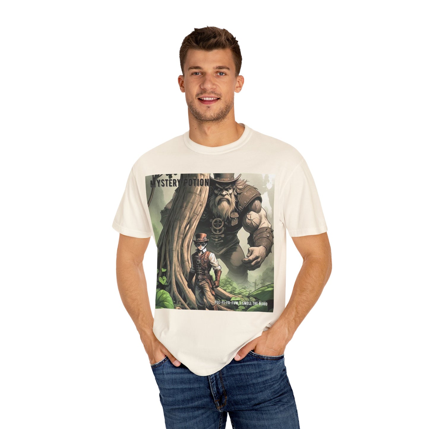 Mystery Potion Adventure T-Shirt, Fantasy Shirt, Unisex Graphic Tee, Gamer Gift, Nature Lover Gift, Cool T-Shirt for Events