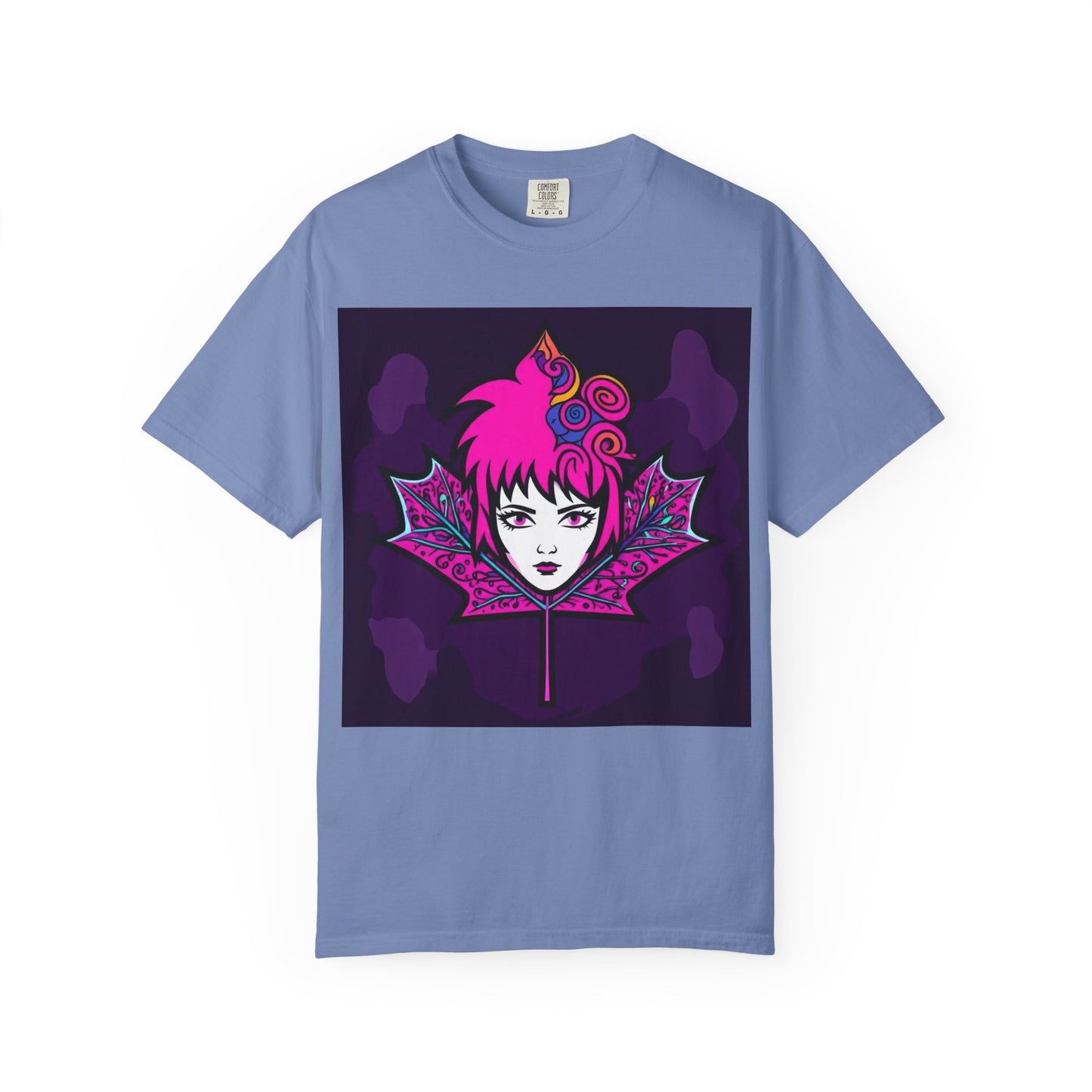 Emily The Maple Leaf Vibrant Graphic Tee: Retro Pop Art T-Shirt, Unique Gift, Casual Wear, Festival Fashion, Fun Style, Unisex Apparel
