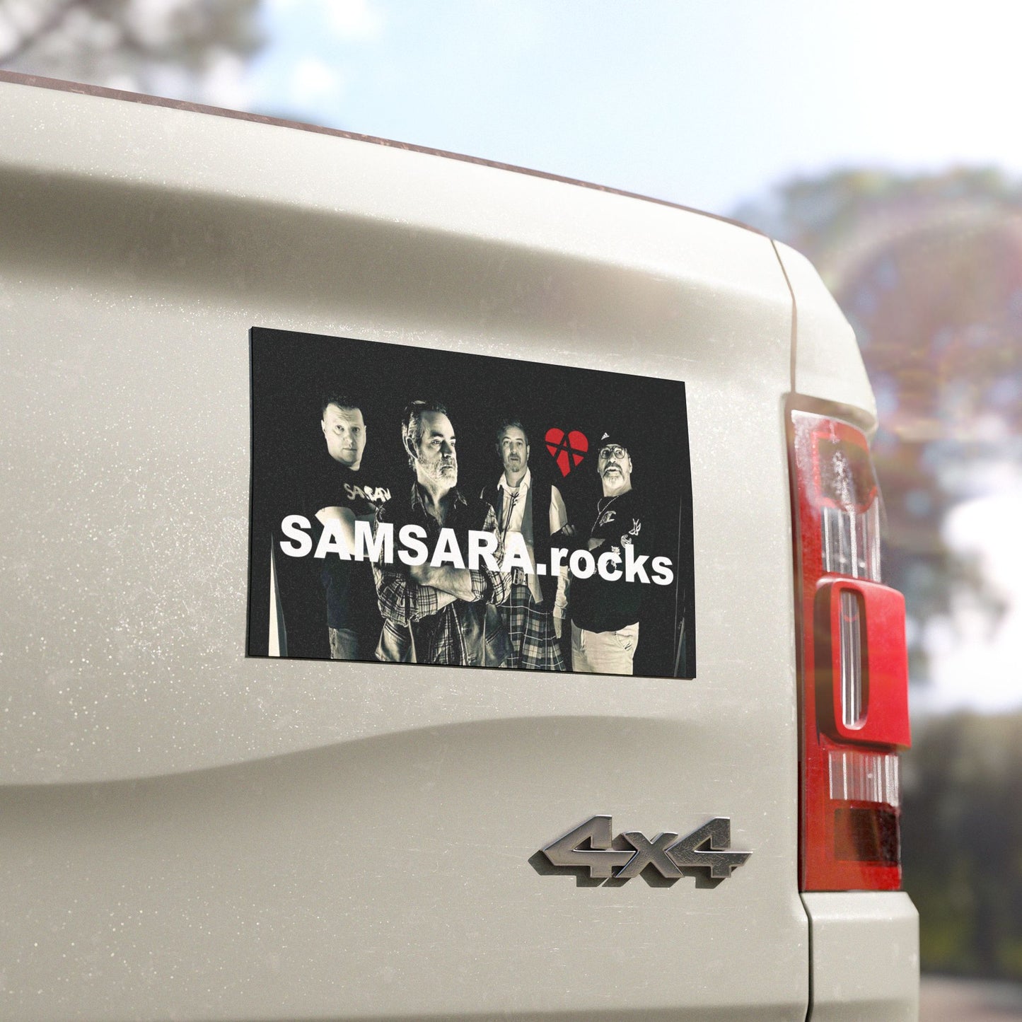 SAMSARA Rocks Car Magnets, Rock Music Decor, Vehicle Stickers, Band Merchandise, Auto Accessories