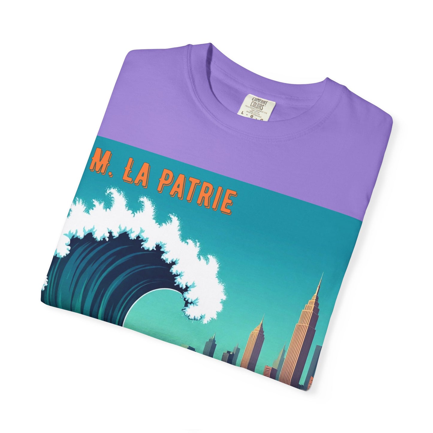 'Frapper Le Gros Lot et Perdre Le Contrôle' de M. La Patrie, Ocean Vibes Graphic T-Shirt - Summer Beach Wear, Casual Fashion, Beach Vacation Gift, Relaxed Fit Tee, Cool Graphic Shirt