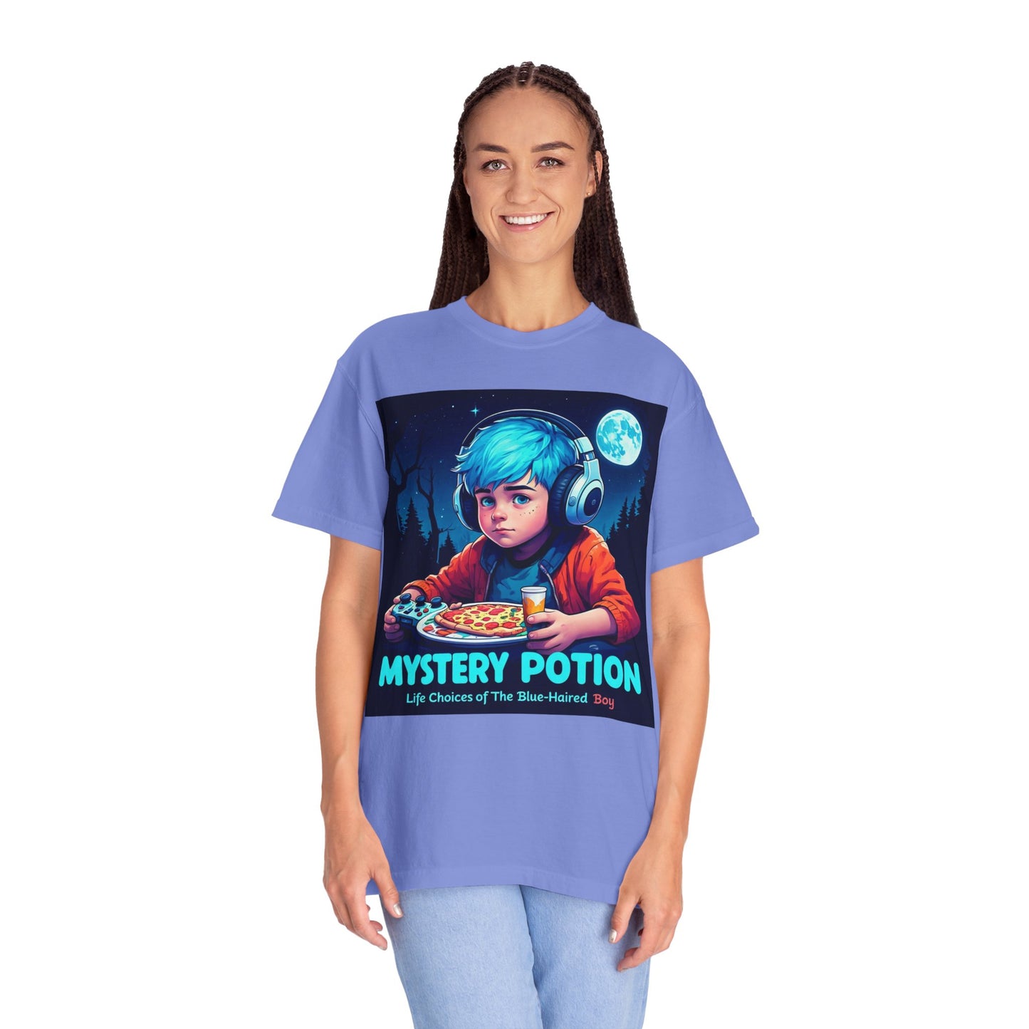 Mystery Potion T-shirt, Gamer Tee, Unisex Graphic Tee, Quirky Gift, Unique Design, Retro Vibe