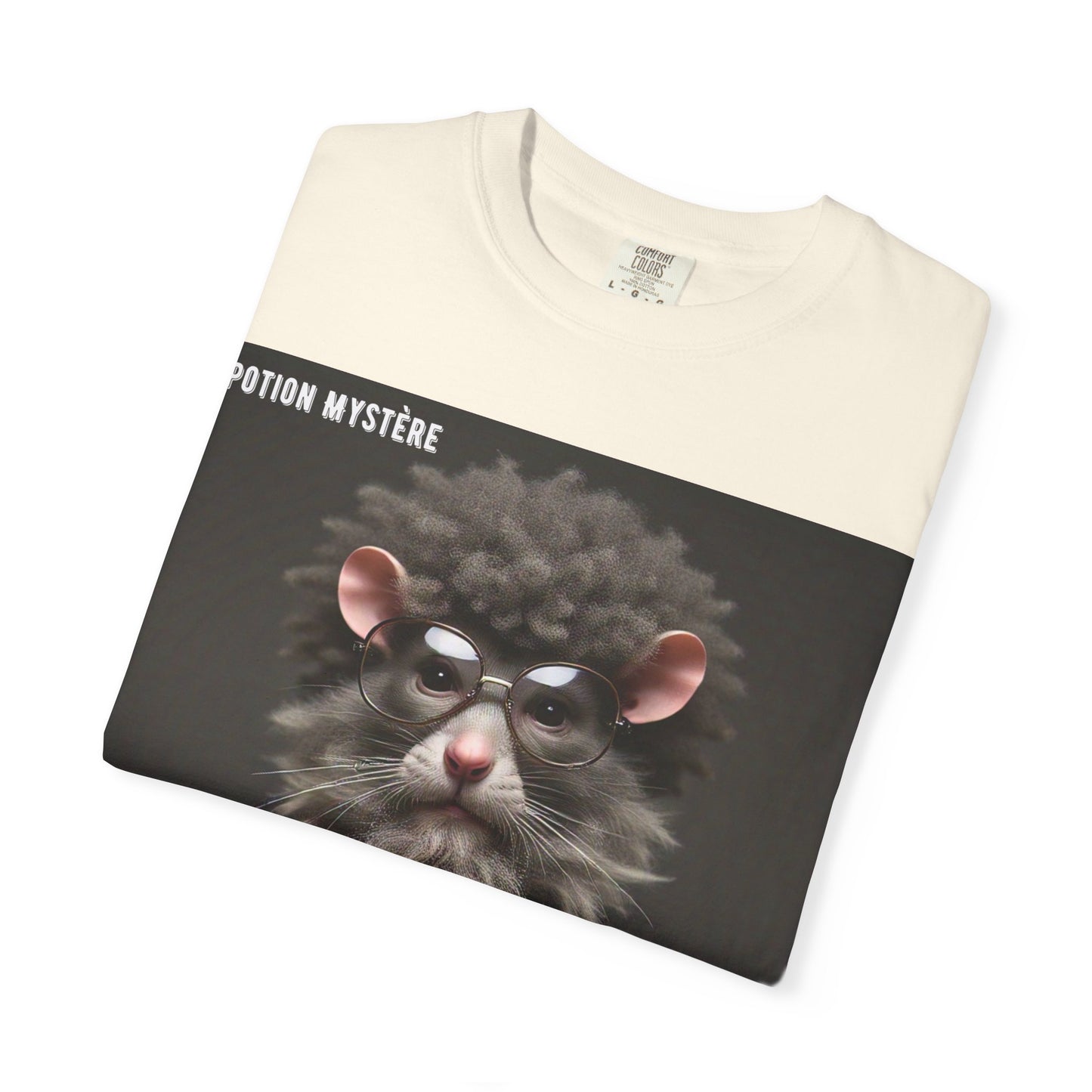 Doc Mailloux by Potion Mystère, Rat Graphic T-Shirt, Unisex Funny Tee, Gift for Animal Lovers, Unique Vintage Style Clothing, Statement Tee for Parties