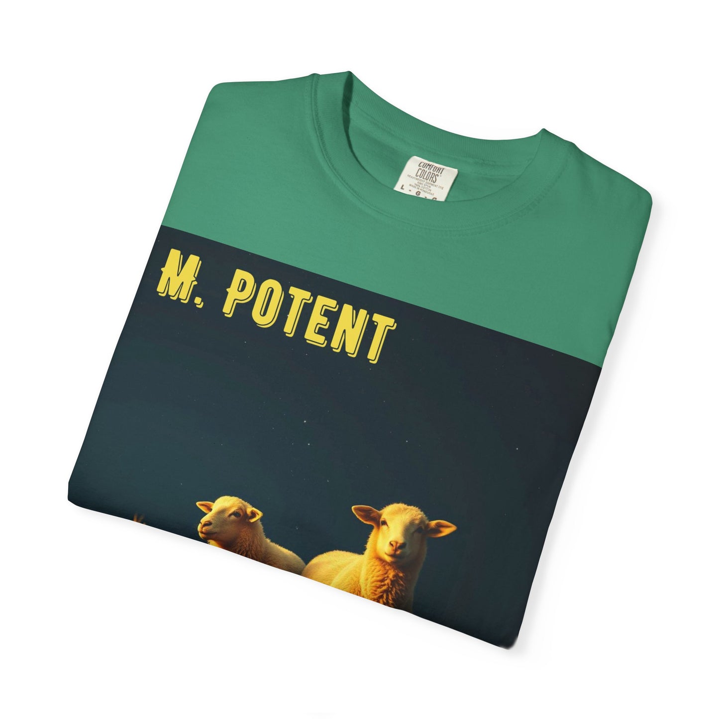 Debate Between Sheep and Grain by M. Potent, Sheep Graphic T-Shirt, Unisex Fashion Top, Farm Life Tee, Gift for Animal Lovers, Casual Everyday Wear
