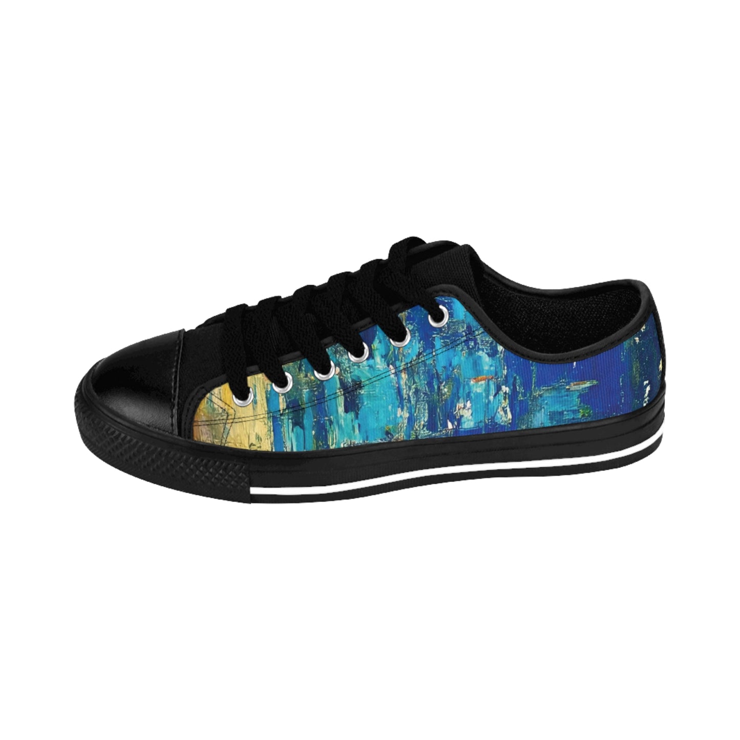 Stylish Artistic Sneakers for Men, Unique Abstract design, Casual Shoes, Trendy Footwear, Everyday Wear, Gift for Him, Fashion Sneakers