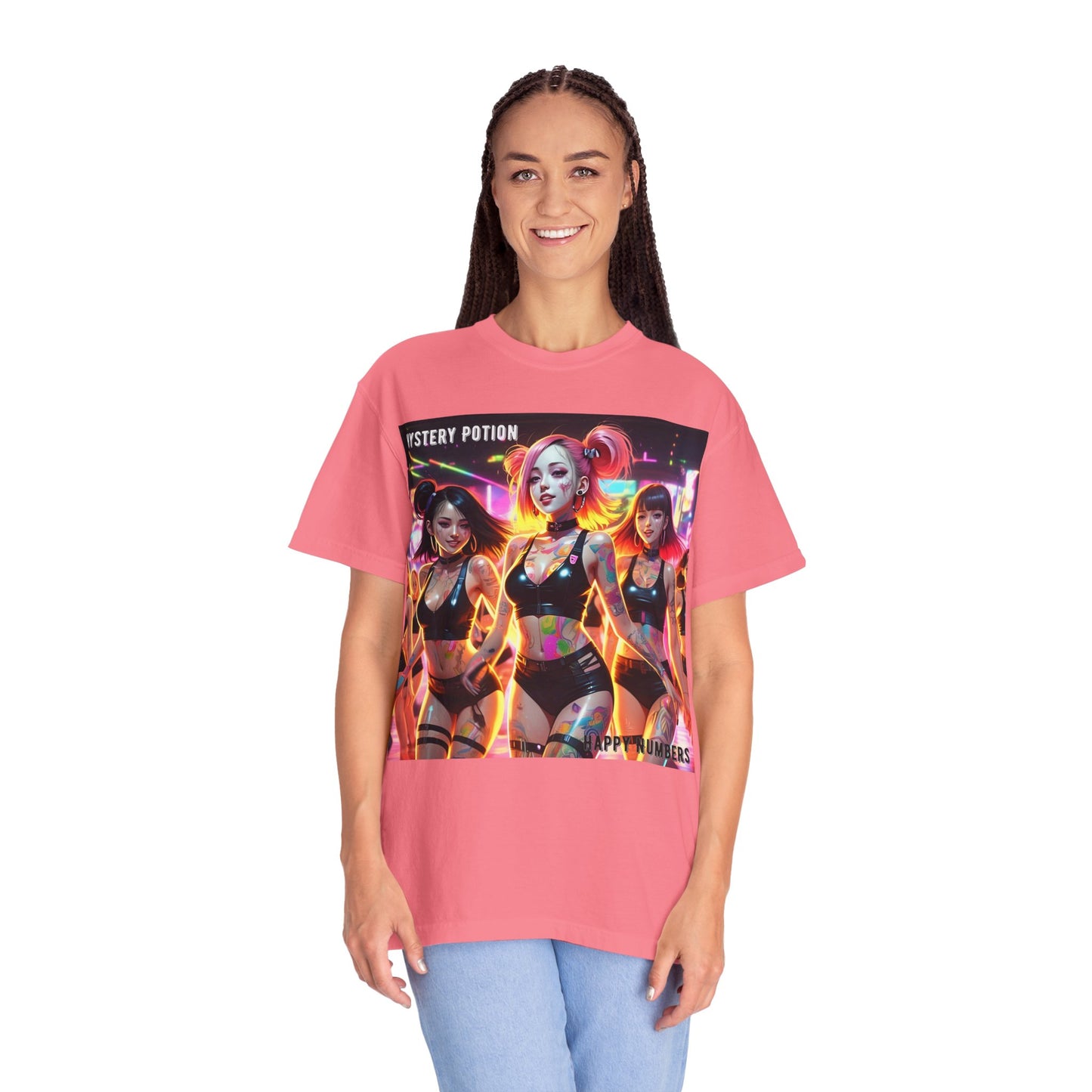 Mystery Potion Unisex T-Shirt, Trendy Graphic Tee for Women, Summer Festival Shirt, Edgy Streetwear, Gifts for Gamers, Cool Casual Wear