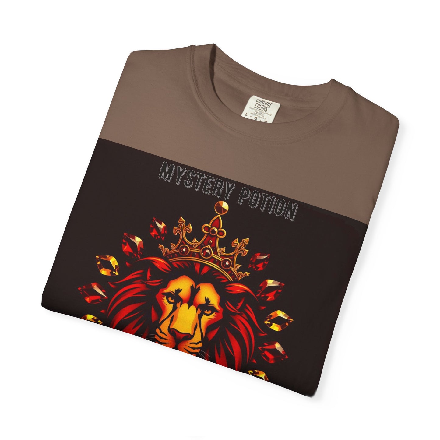 'This Is The Best Song You'll Ever Hear' by Mystery Potion, Bold Graphic Royal Lion T-Shirt, Unisex Tee, Streetwear Style, Gift for Lion Lovers, Perfect for Casual Outings, Unique Clothing