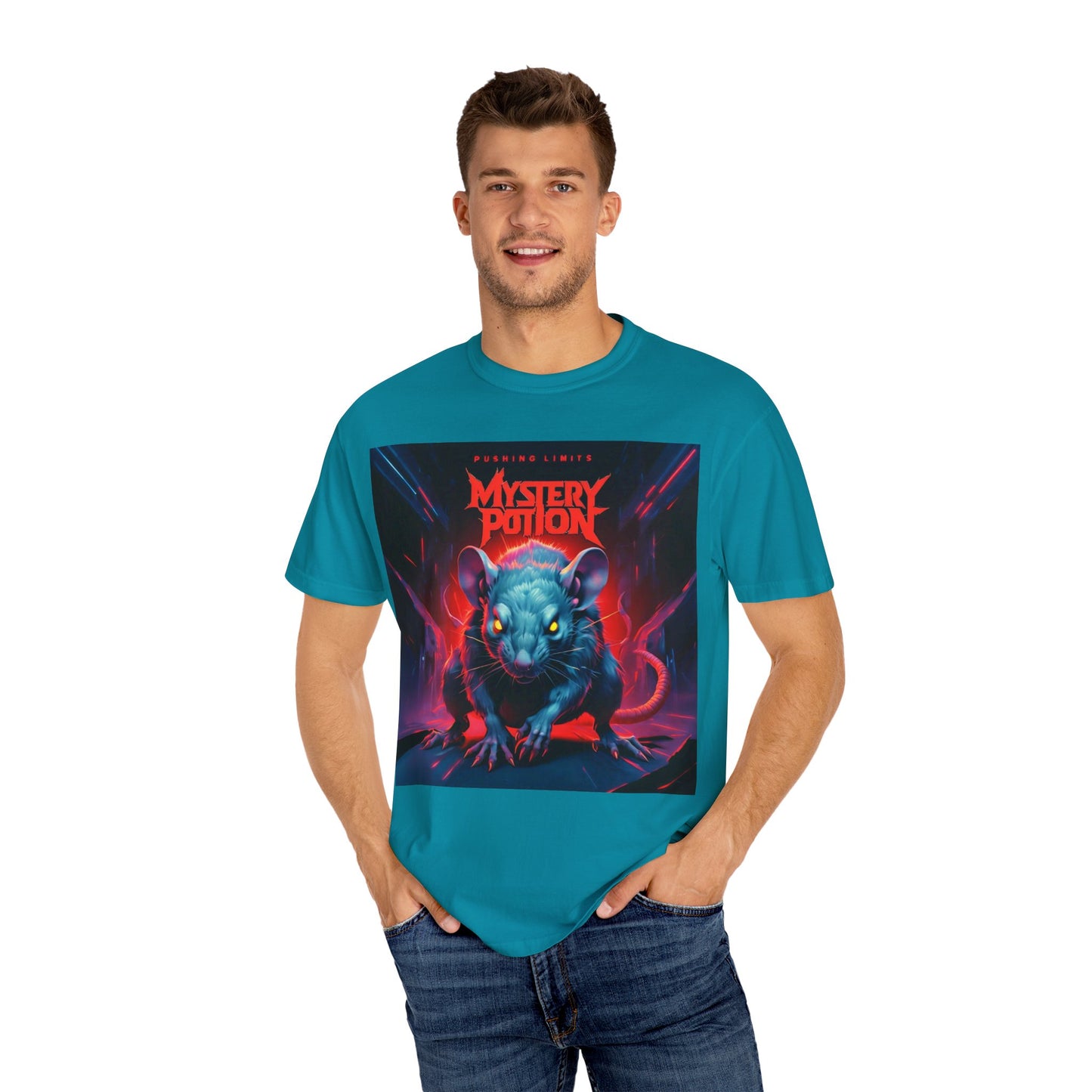 Pushing Limits by Mystery Potion T-Shirt, Unisex Graphic Tee, Unique Gift, Cool Casual Wear, Event Shirt, Fun Fashion Statement