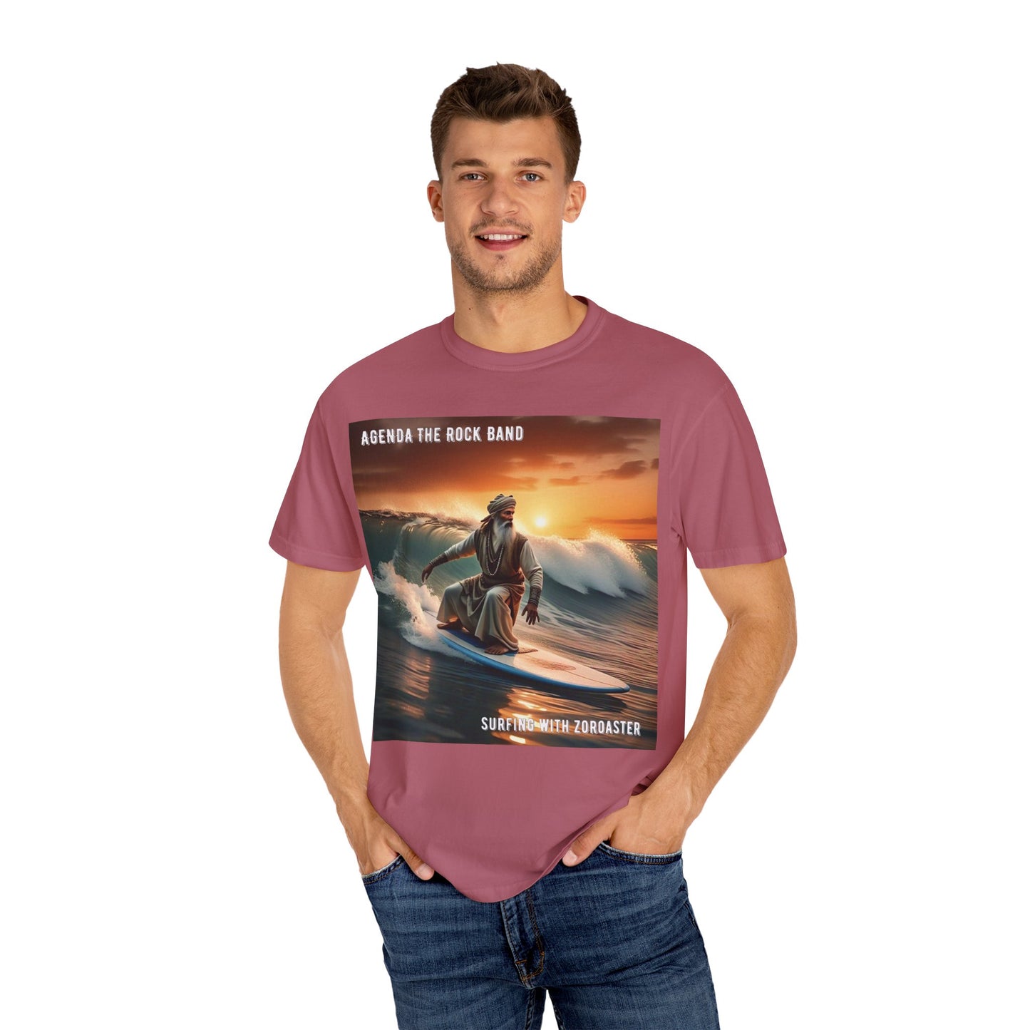 Surfing Rock Band T-Shirt, Unisex Vintage Tee, Casual Summer Wear, Perfect for Music Lovers, Beach Days, Concerts