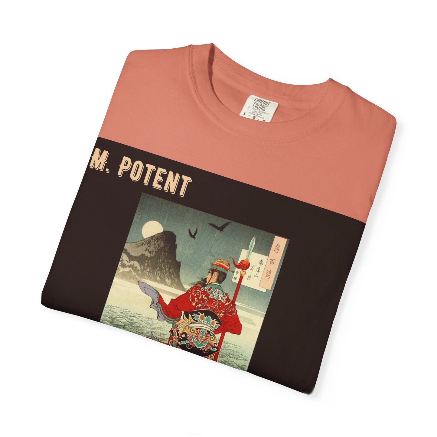 M. Potent Unisex Garment-Dyed T-Shirt, Casual Tee, Graphic Shirt, Streetwear Fashion, Gift for Music Lovers, Unique Style