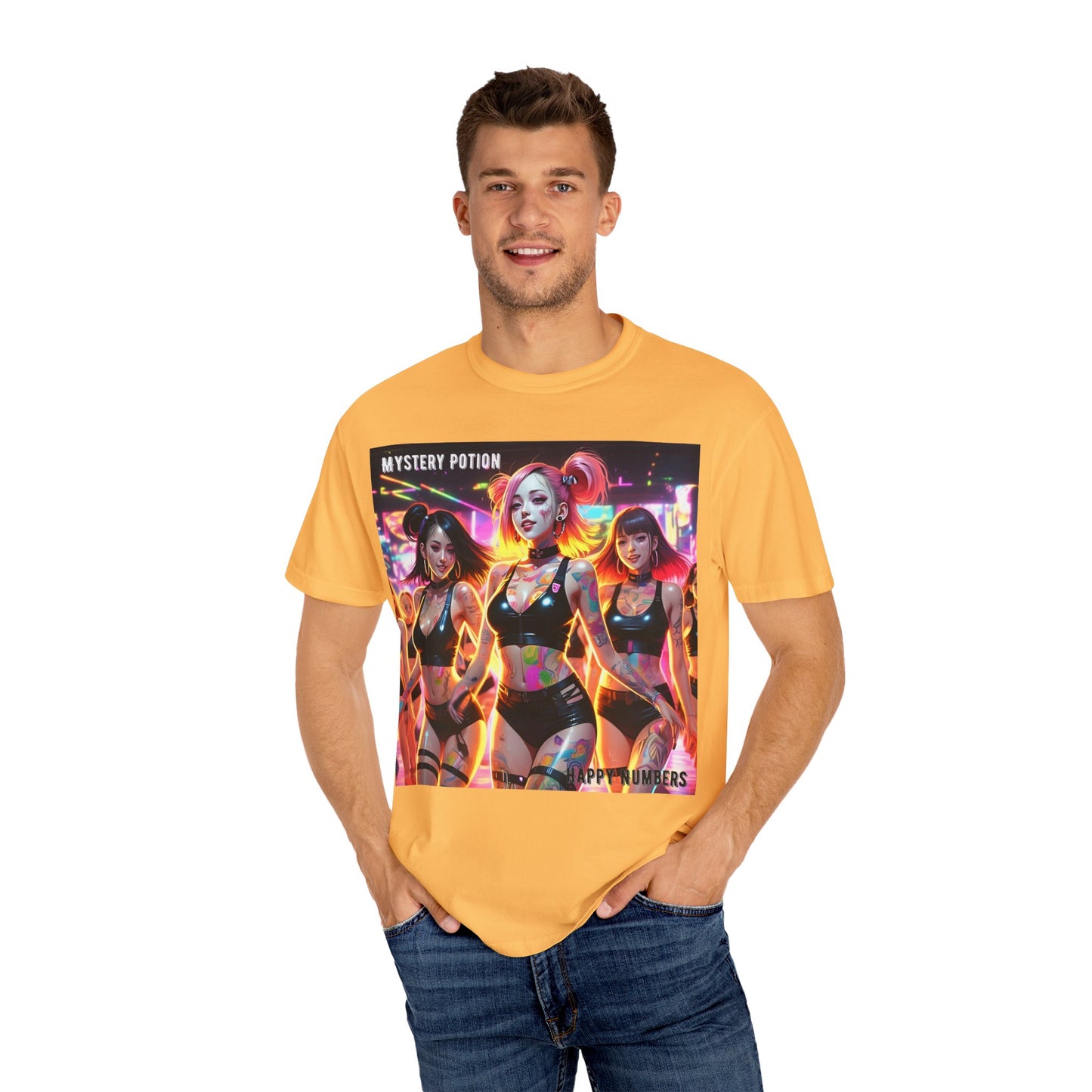 Mystery Potion Unisex T-Shirt, Trendy Graphic Tee for Women, Summer Festival Shirt, Edgy Streetwear, Gifts for Gamers, Cool Casual Wear