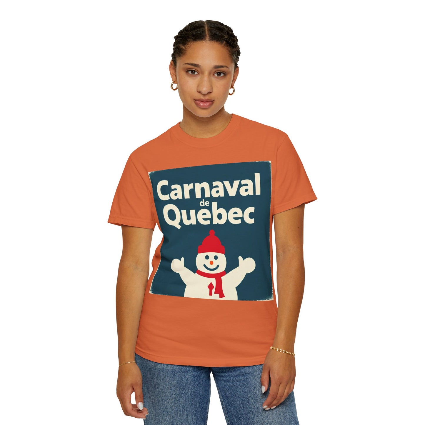 Quebec Carnaval Unisex T-Shirt, Winter Festival Tee, Handmade Vacation Souvenir, Holiday Gift Apparel, Quebec Celebration Shirt