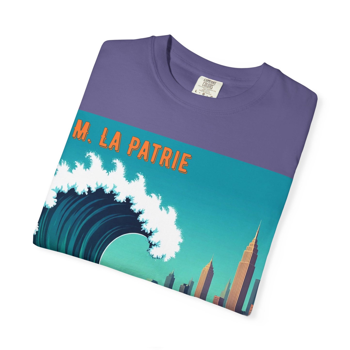 'Frapper Le Gros Lot et Perdre Le Contrôle' de M. La Patrie, Ocean Vibes Graphic T-Shirt - Summer Beach Wear, Casual Fashion, Beach Vacation Gift, Relaxed Fit Tee, Cool Graphic Shirt