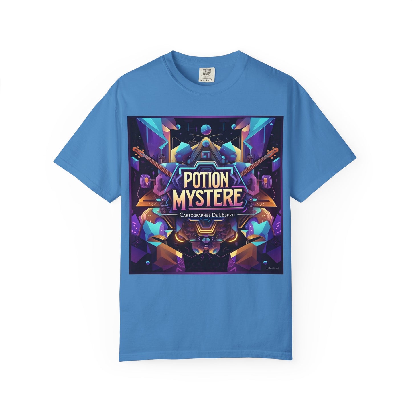 Potion Mystere Graphic Tee, Artistic Unisex Shirt, Handmade Gift, Festival Apparel, Unique Art T-shirt