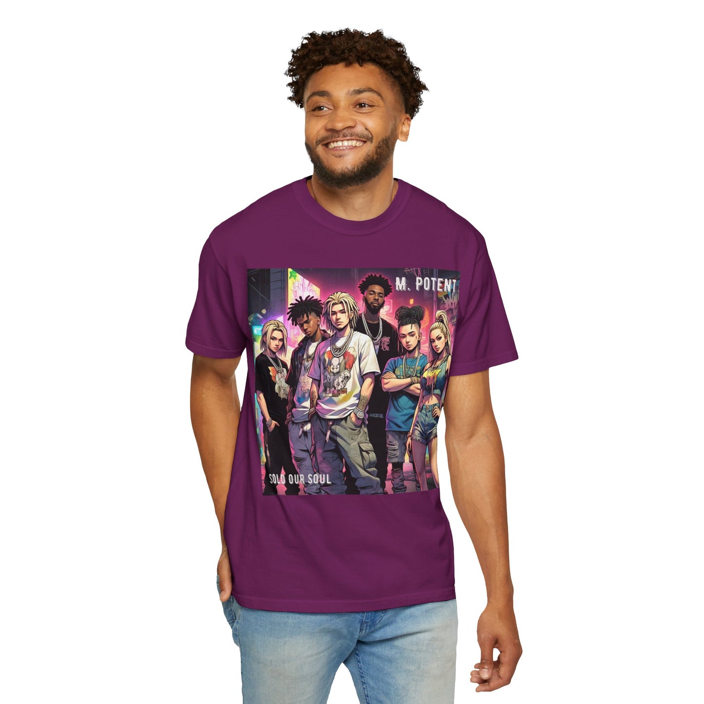 'Sold Our Soul' by M. Potent, Hip Hop Graphic Tee, Streetwear T-Shirt, Unisex Casual Tee, Music-Inspired Shirt, Gifts for Music Lovers, Trendy Fashion Top