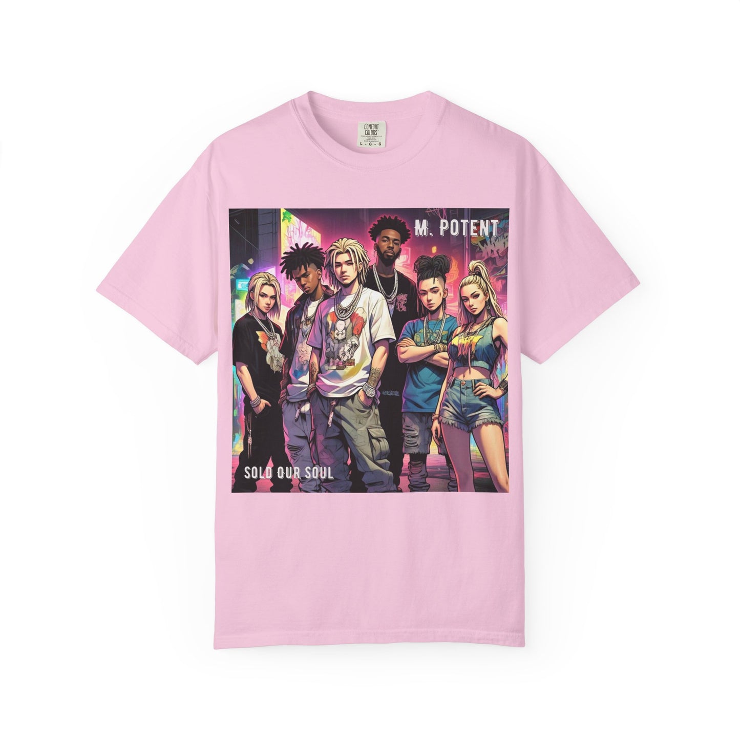 'Sold Our Soul' by M. Potent, Hip Hop Graphic Tee, Streetwear T-Shirt, Unisex Casual Tee, Music-Inspired Shirt, Gifts for Music Lovers, Trendy Fashion Top