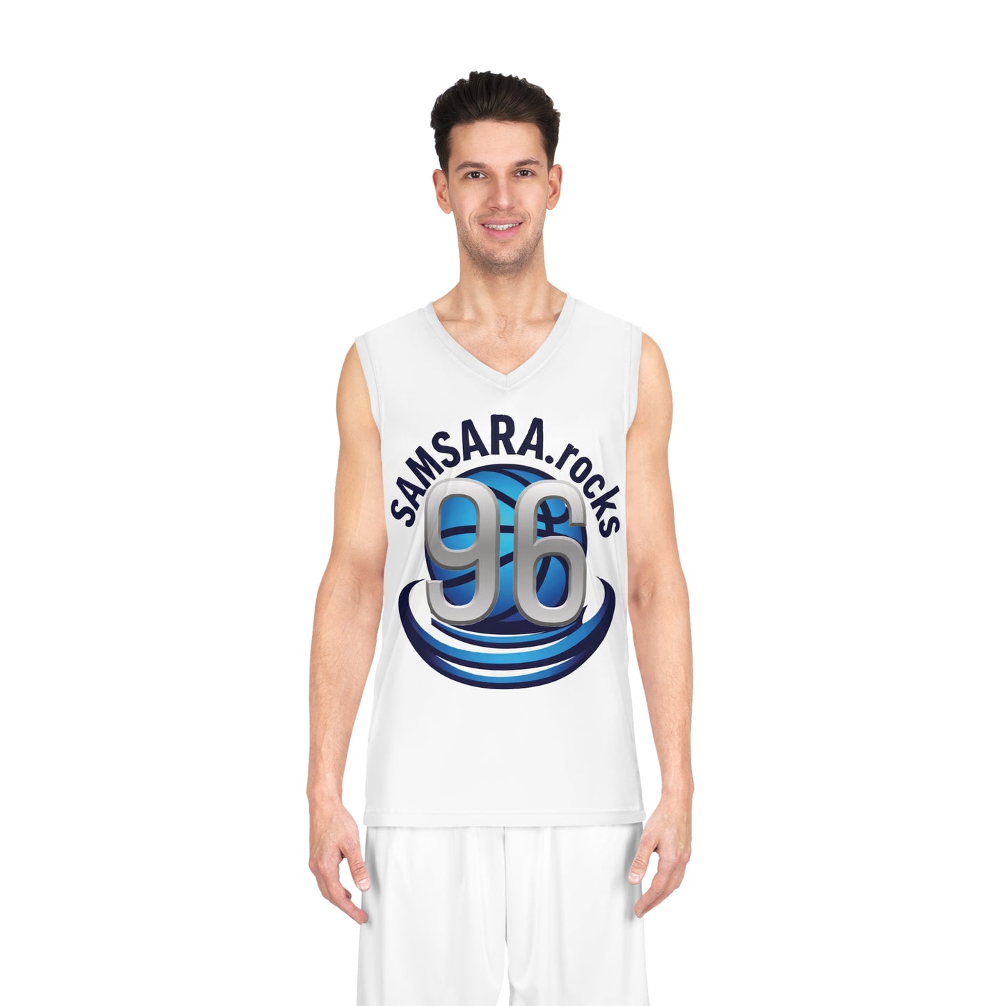 Stylish SAMSARA.rocks Basketball Jersey, Sportswear, Athletic Apparel, Unique Gift for Basketball Lovers, Jersey for Team Spirit, Gym Outfit