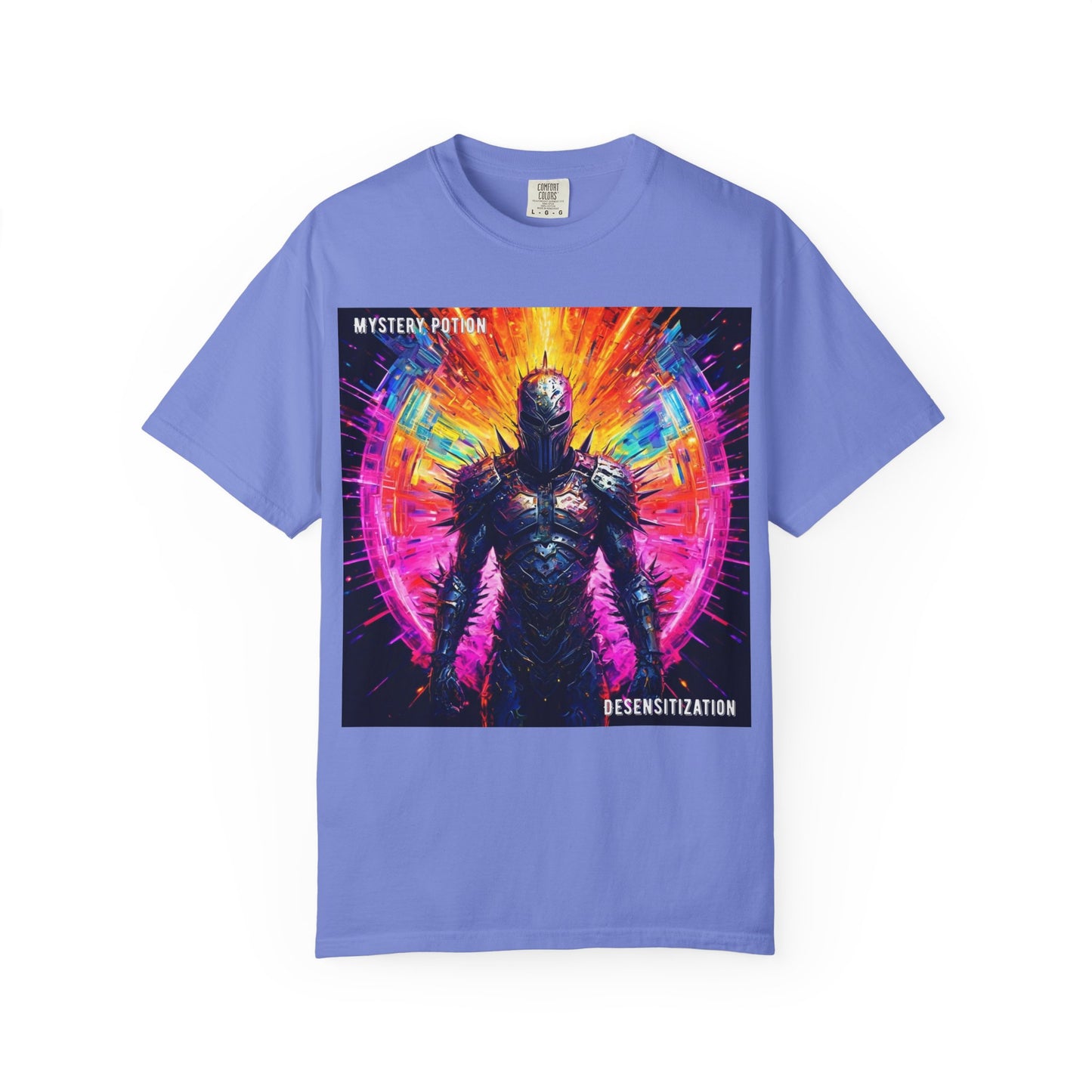 Desensitization by Mystery Potion T-Shirt, Psychedelic Graphic Tee, Unisex Streetwear, Gift for Gamers, Festival Outfit, Casual Style