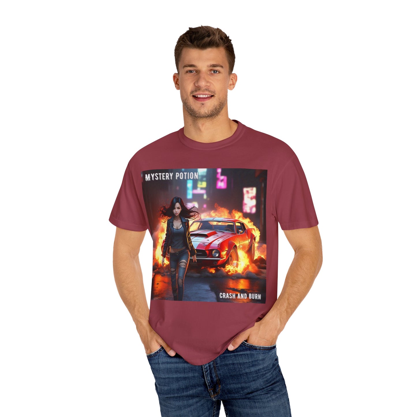Mystery Potion Graphic Tee, Unisex Cool T-Shirt, Casual Wear, Gift for Gamers, Summer Festival Top