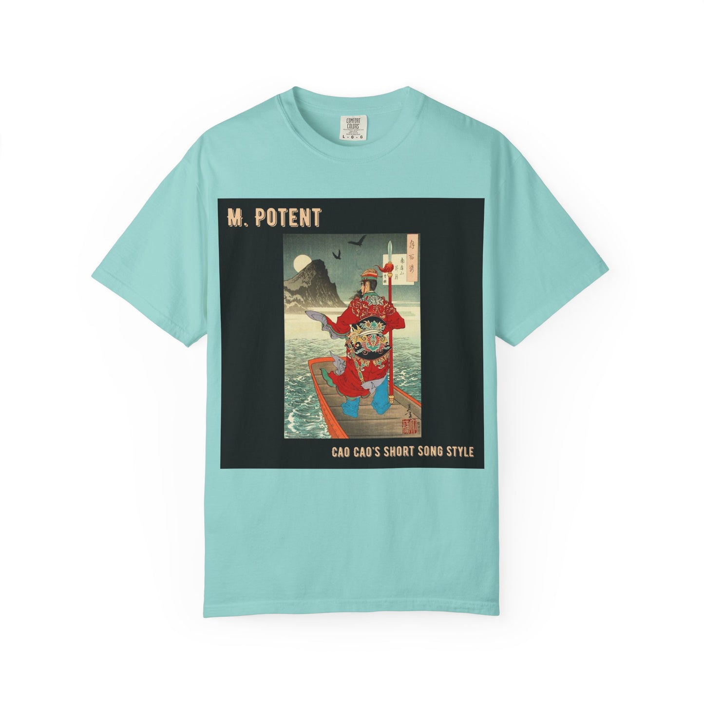 M. Potent Unisex Garment-Dyed T-Shirt, Casual Tee, Graphic Shirt, Streetwear Fashion, Gift for Music Lovers, Unique Style