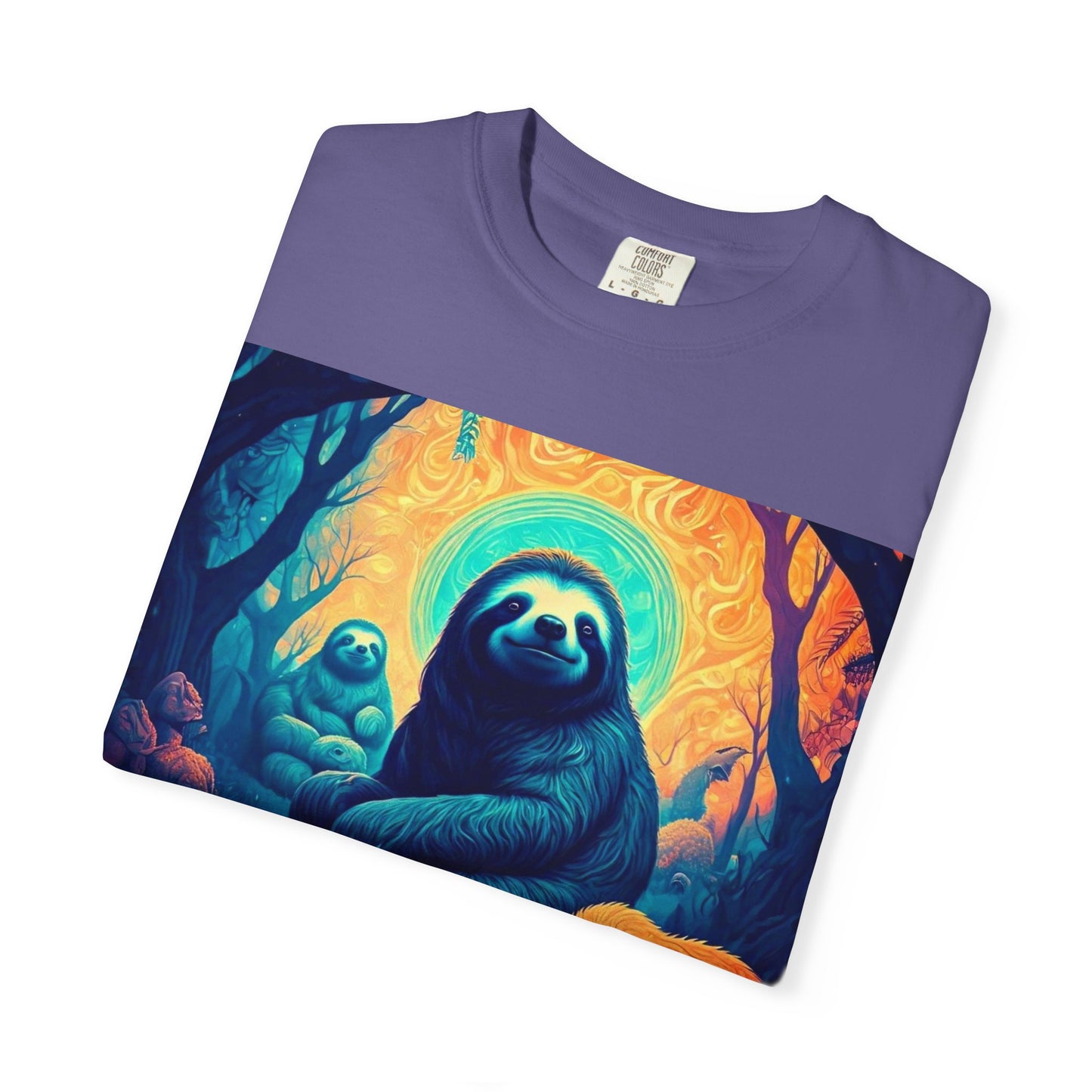 Vibrant Wildlife T-Shirt - Unisex Garment-Dyed Tee, Nature Lover Gift, Animal Art Shirt, Eco-Friendly Fashion, Summer Essentials