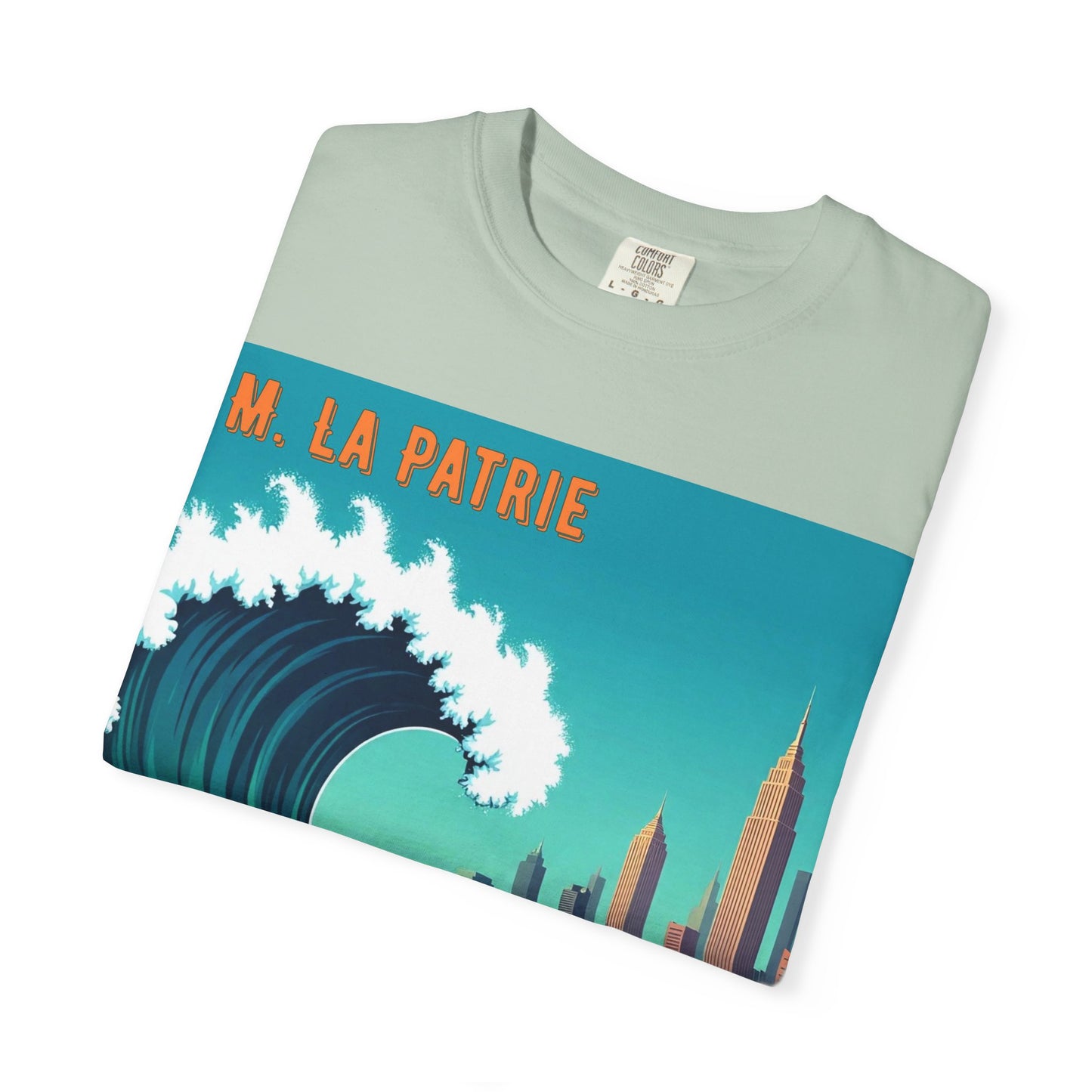 'Frapper Le Gros Lot et Perdre Le Contrôle' de M. La Patrie, Ocean Vibes Graphic T-Shirt - Summer Beach Wear, Casual Fashion, Beach Vacation Gift, Relaxed Fit Tee, Cool Graphic Shirt