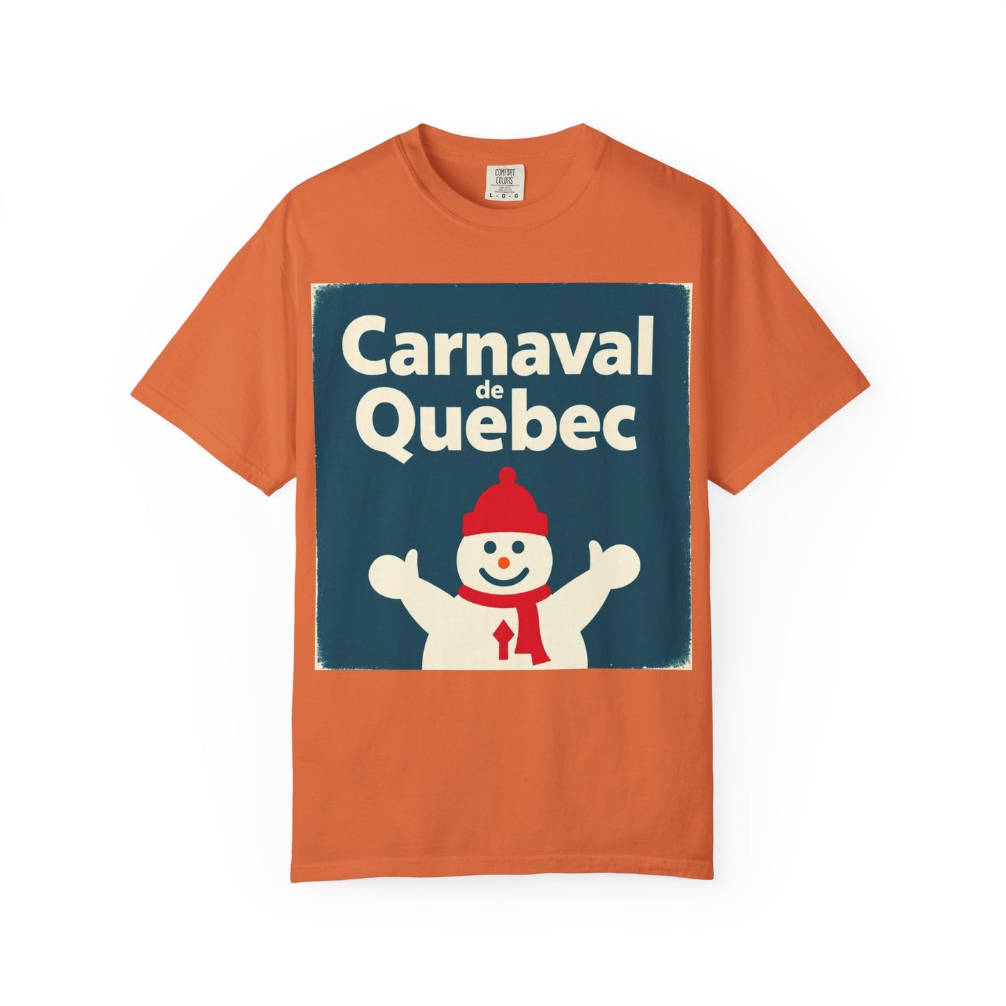 Quebec Carnaval Unisex T-Shirt, Winter Festival Tee, Handmade Vacation Souvenir, Holiday Gift Apparel, Quebec Celebration Shirt