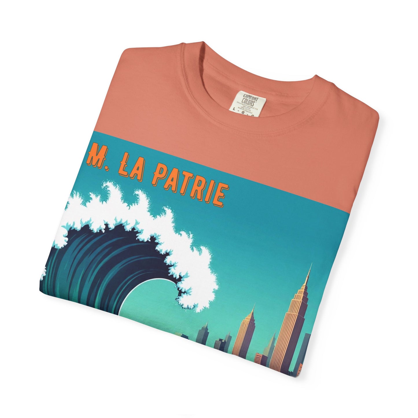 'Frapper Le Gros Lot et Perdre Le Contrôle' de M. La Patrie, Ocean Vibes Graphic T-Shirt - Summer Beach Wear, Casual Fashion, Beach Vacation Gift, Relaxed Fit Tee, Cool Graphic Shirt