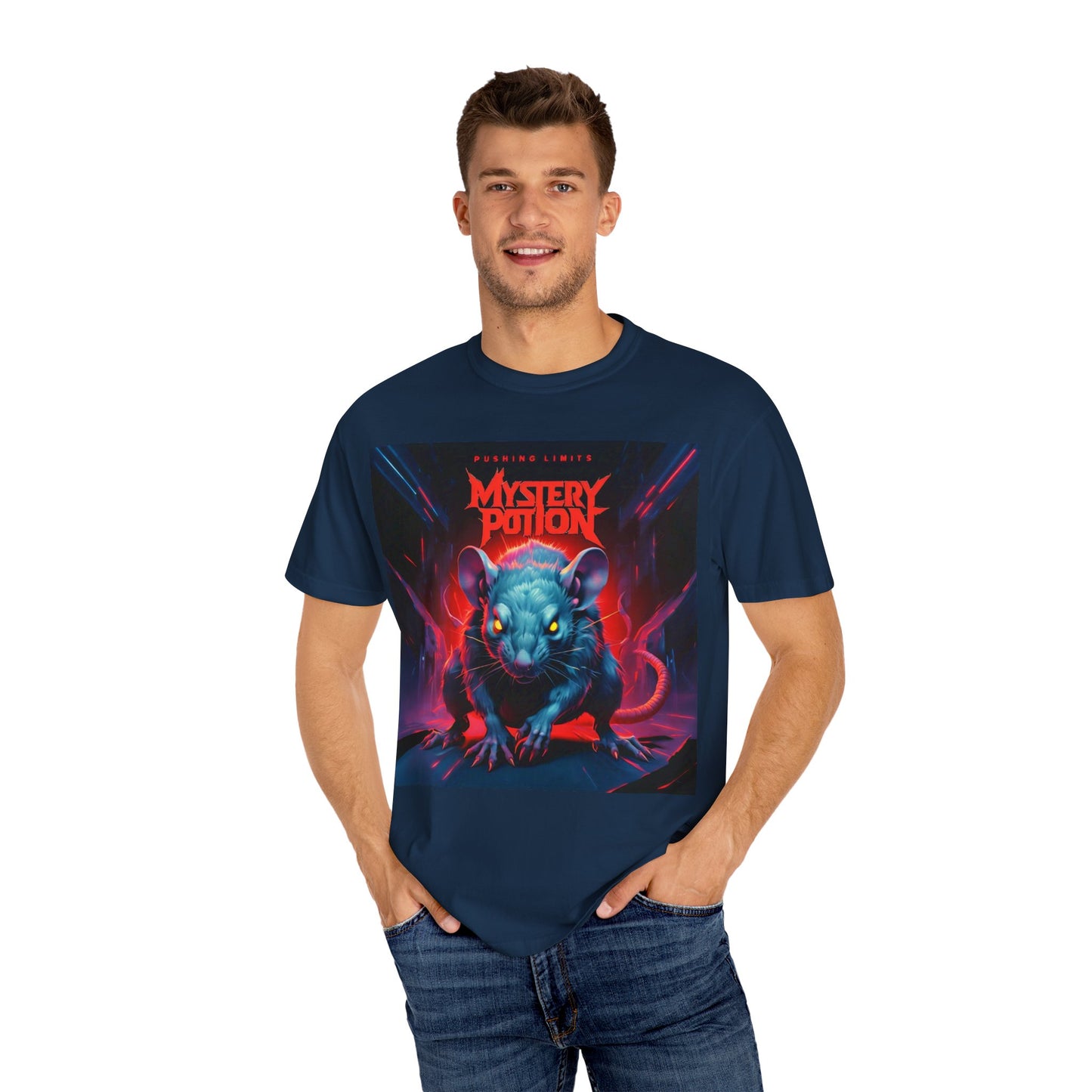 Pushing Limits by Mystery Potion T-Shirt, Unisex Graphic Tee, Unique Gift, Cool Casual Wear, Event Shirt, Fun Fashion Statement
