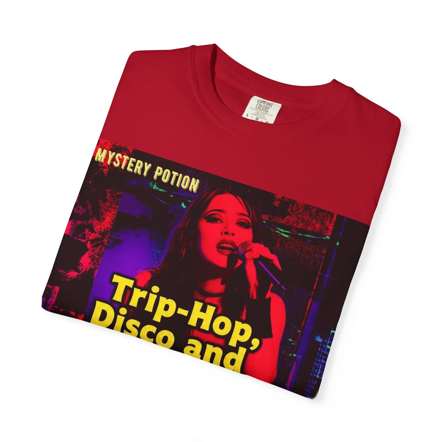 Trip Hop, Disco and Metal! Oh, What a Rush Vibrant Music-Themed Unisex T-shirt | Perfect Gift for Music Lovers, Concert Attendees, Band Merch, Festival Apparel, and Casual Wear