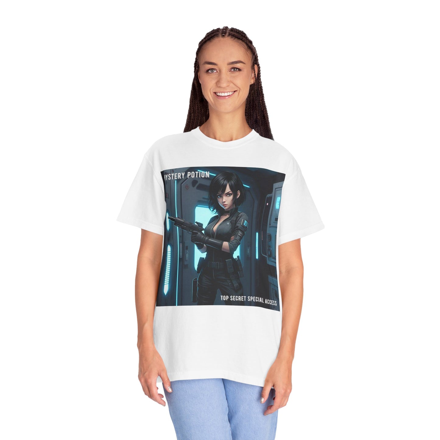 Mystery Potion Graphic Tee, Gamer T-Shirt, Unisex Clothing, Casual Wear, Birthday Gift, Top Secret Access Shirt
