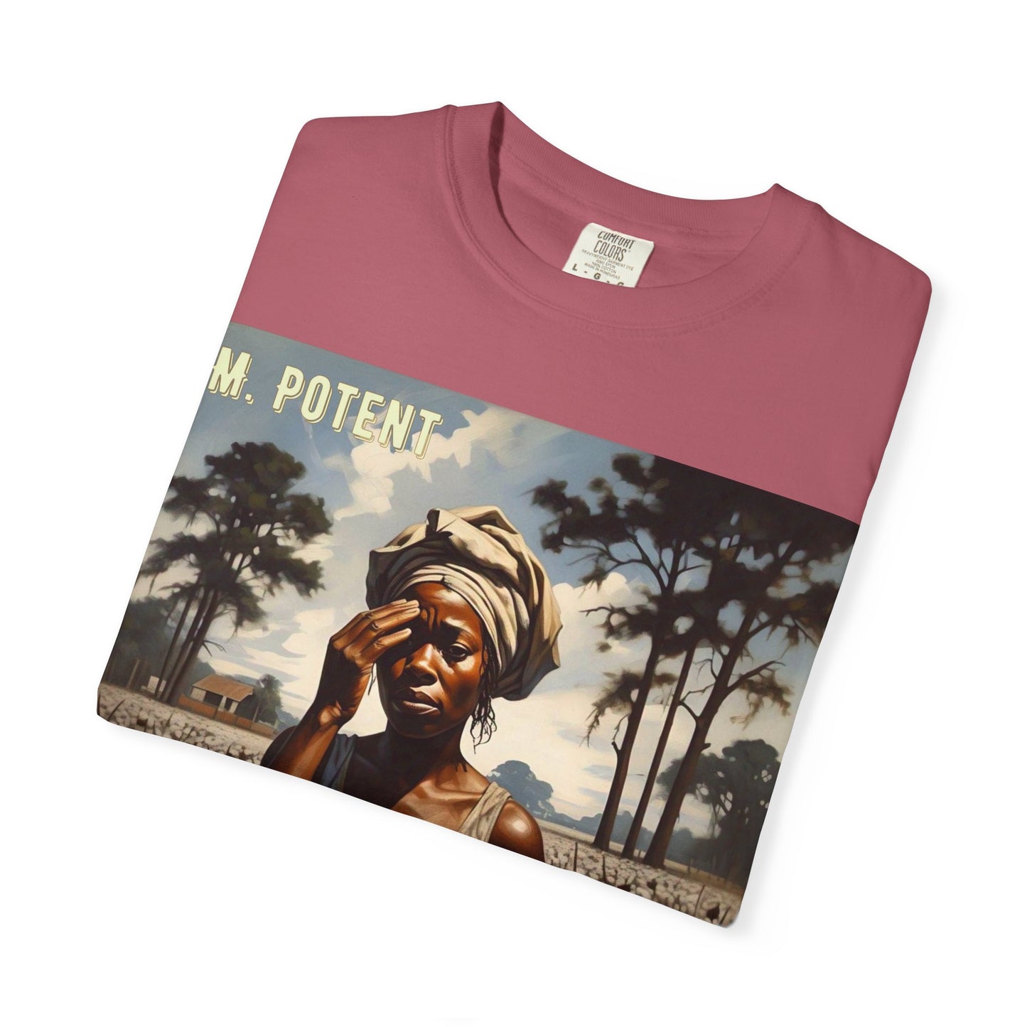 'Ezekiel Saw the Wheel' by M. Potent, Vintage-Inspired Unisex T-Shirt with Artistic Design, Casual Wear, Gift for Art Lovers, Music Events, Everyday Fashion