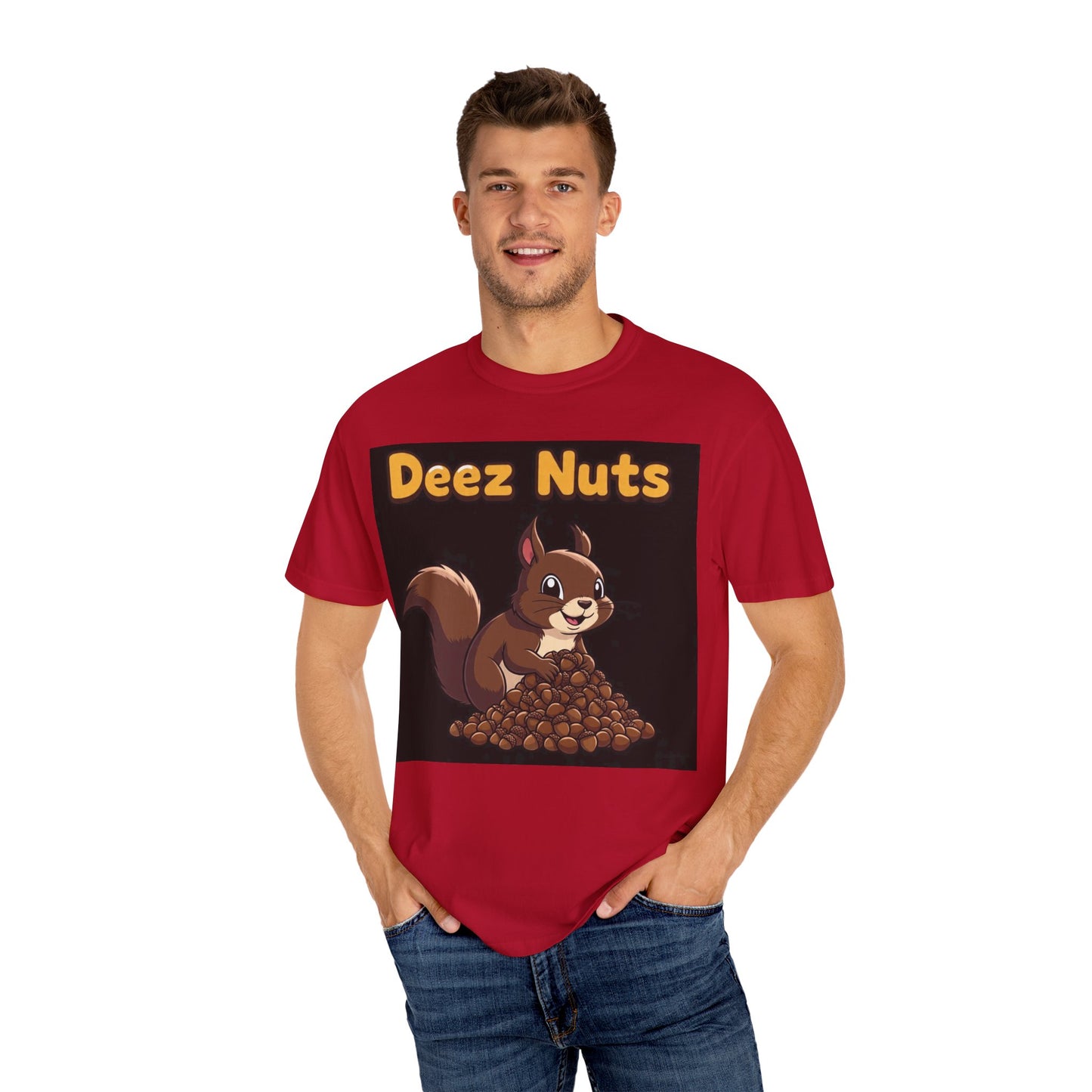 Funny Squirrel T-Shirt, Humor Tee for Friends, Gift for Nut Lovers, Quirky Apparel for Casual Outings, Perfect for Birthdays
