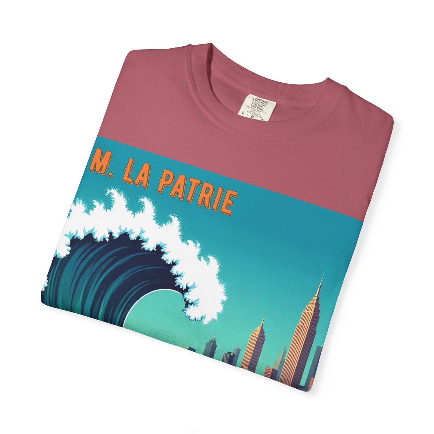 'Frapper Le Gros Lot et Perdre Le Contrôle' de M. La Patrie, Ocean Vibes Graphic T-Shirt - Summer Beach Wear, Casual Fashion, Beach Vacation Gift, Relaxed Fit Tee, Cool Graphic Shirt