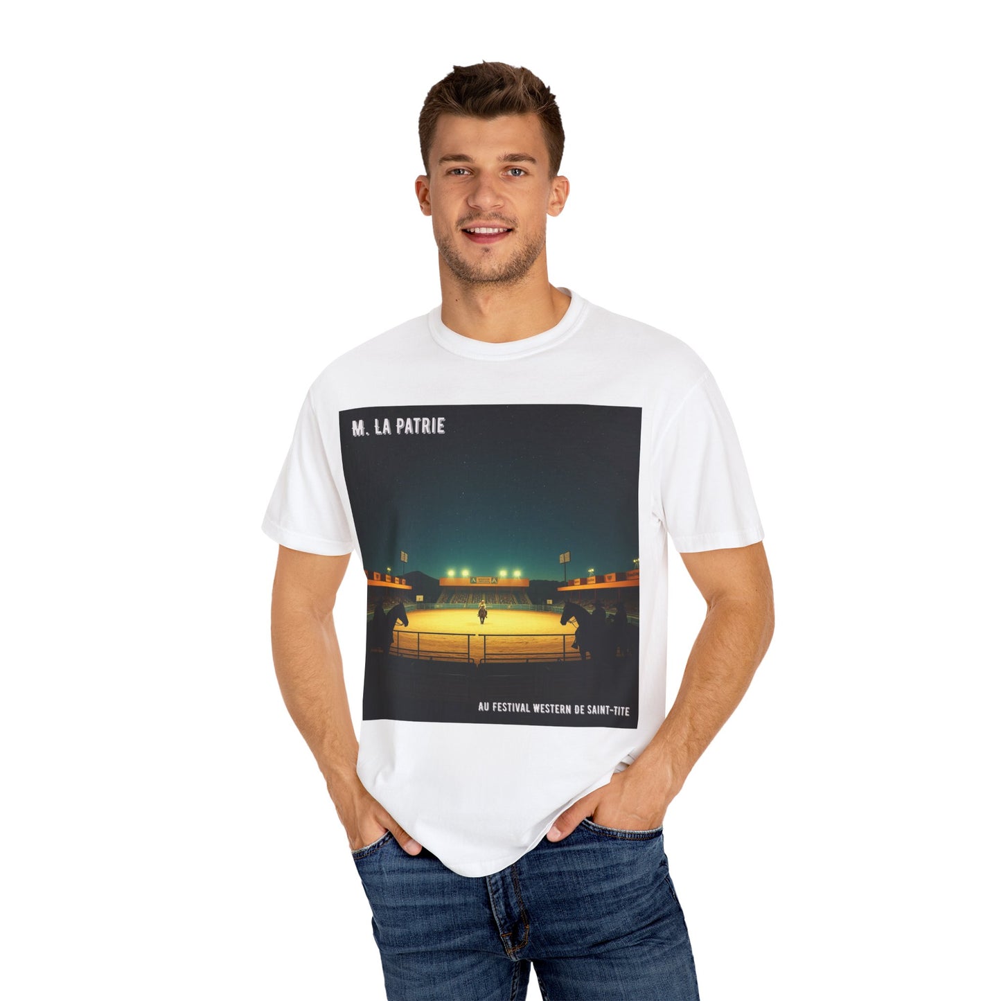 Retro Festival Western de Saint-Tite T-Shirt, Graphic Tee, Music Lovers Shirt, Unisex Cotton Tee, Vintage Concert Country Apparel, Rodeo Festival Outfit