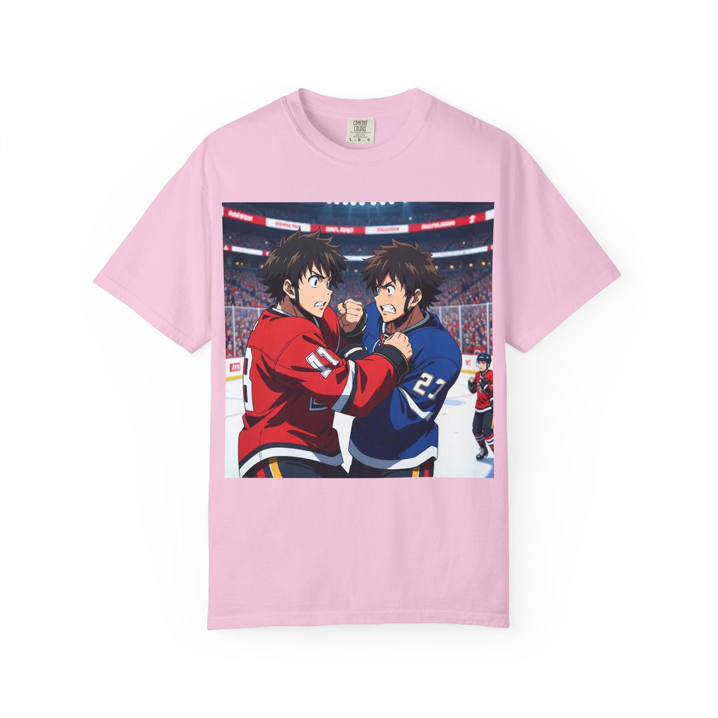 Hockey Fight T-Shirt | Unisex Vintage Graphic Tee | Perfect for Gamers | Gift for Fans | Casual Wear | Anime Rivalry Streetwear