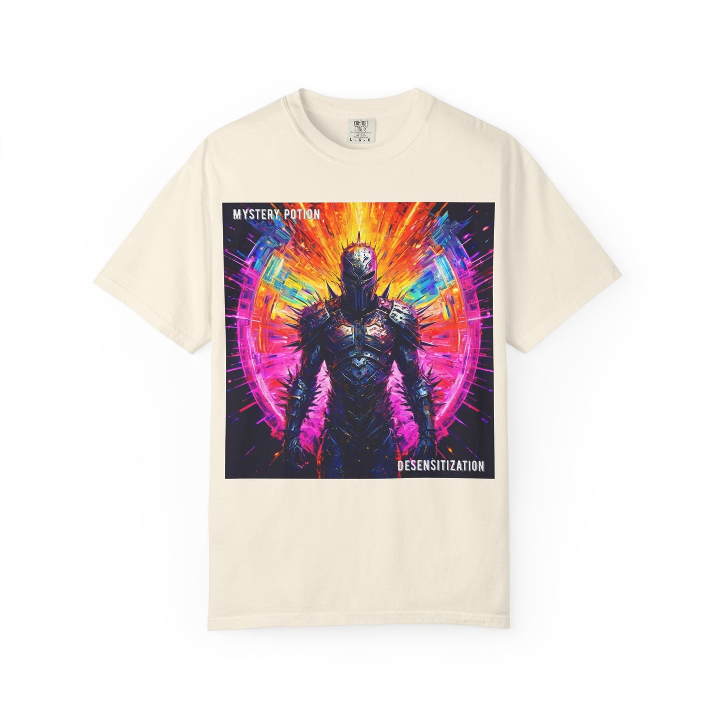 Desensitization by Mystery Potion T-Shirt, Psychedelic Graphic Tee, Unisex Streetwear, Gift for Gamers, Festival Outfit, Casual Style
