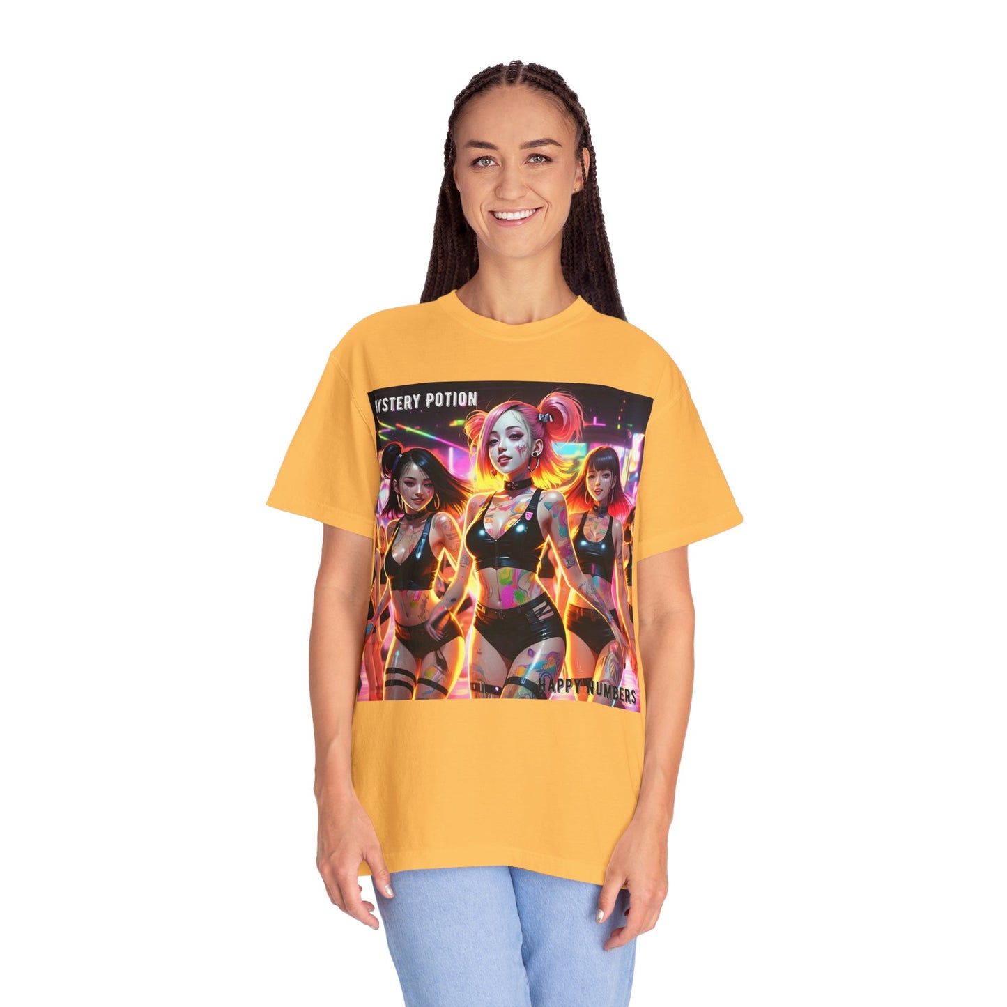 Mystery Potion Unisex T-Shirt, Trendy Graphic Tee for Women, Summer Festival Shirt, Edgy Streetwear, Gifts for Gamers, Cool Casual Wear