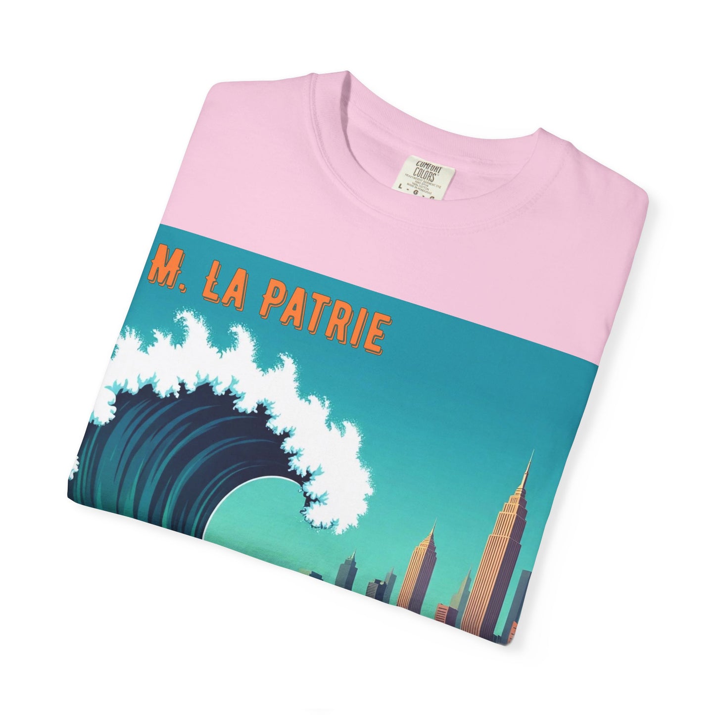 'Frapper Le Gros Lot et Perdre Le Contrôle' de M. La Patrie, Ocean Vibes Graphic T-Shirt - Summer Beach Wear, Casual Fashion, Beach Vacation Gift, Relaxed Fit Tee, Cool Graphic Shirt