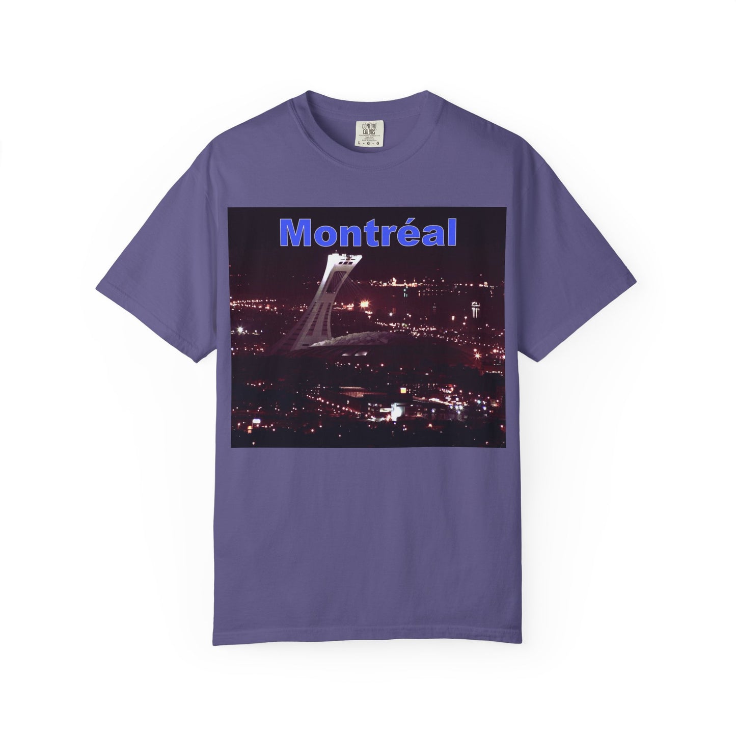 Montreal Night Skyline Unisex T-Shirt, City Love Tee, Travel Shirt, Gift for Her, Vintage Graphic Top