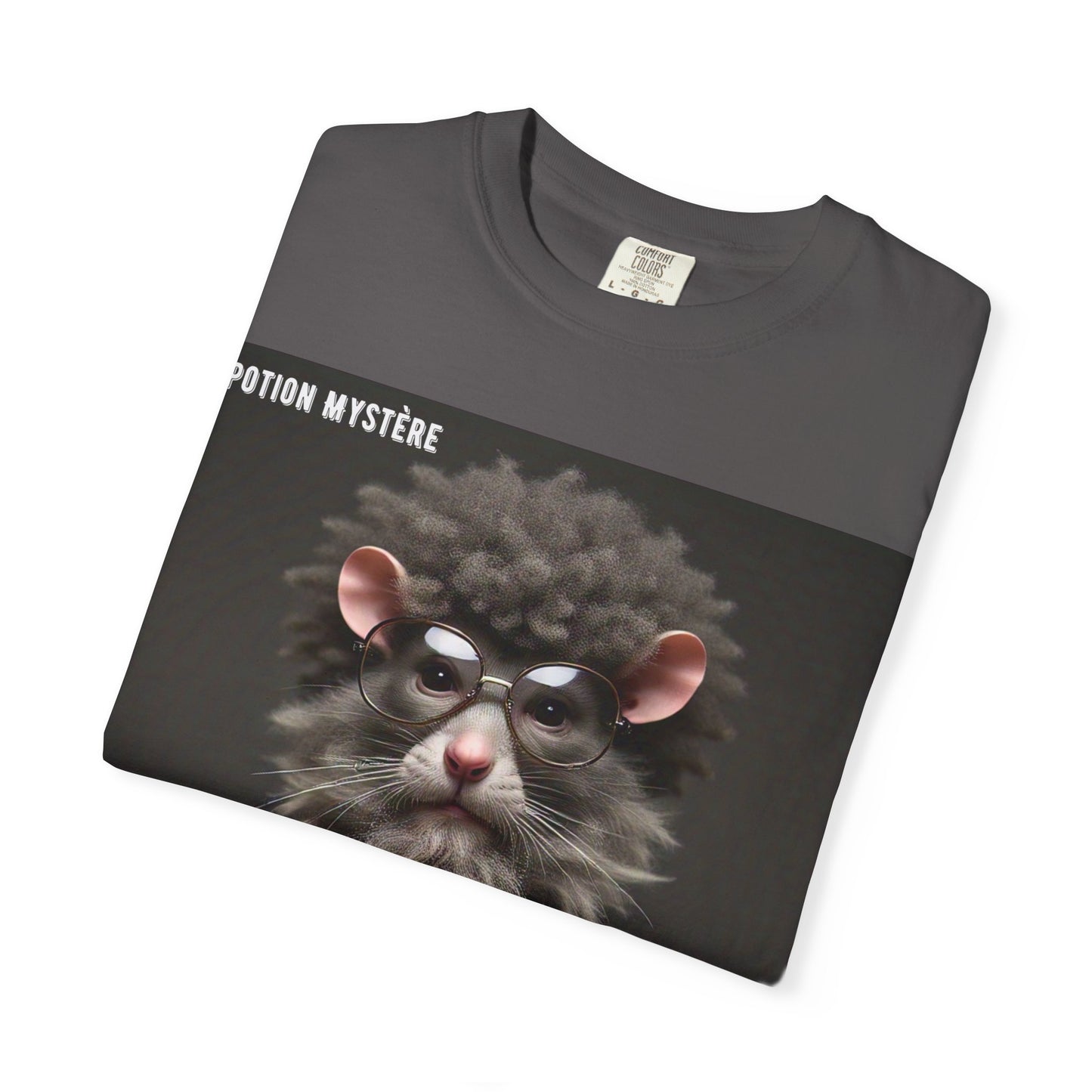 Doc Mailloux by Potion Mystère, Rat Graphic T-Shirt, Unisex Funny Tee, Gift for Animal Lovers, Unique Vintage Style Clothing, Statement Tee for Parties