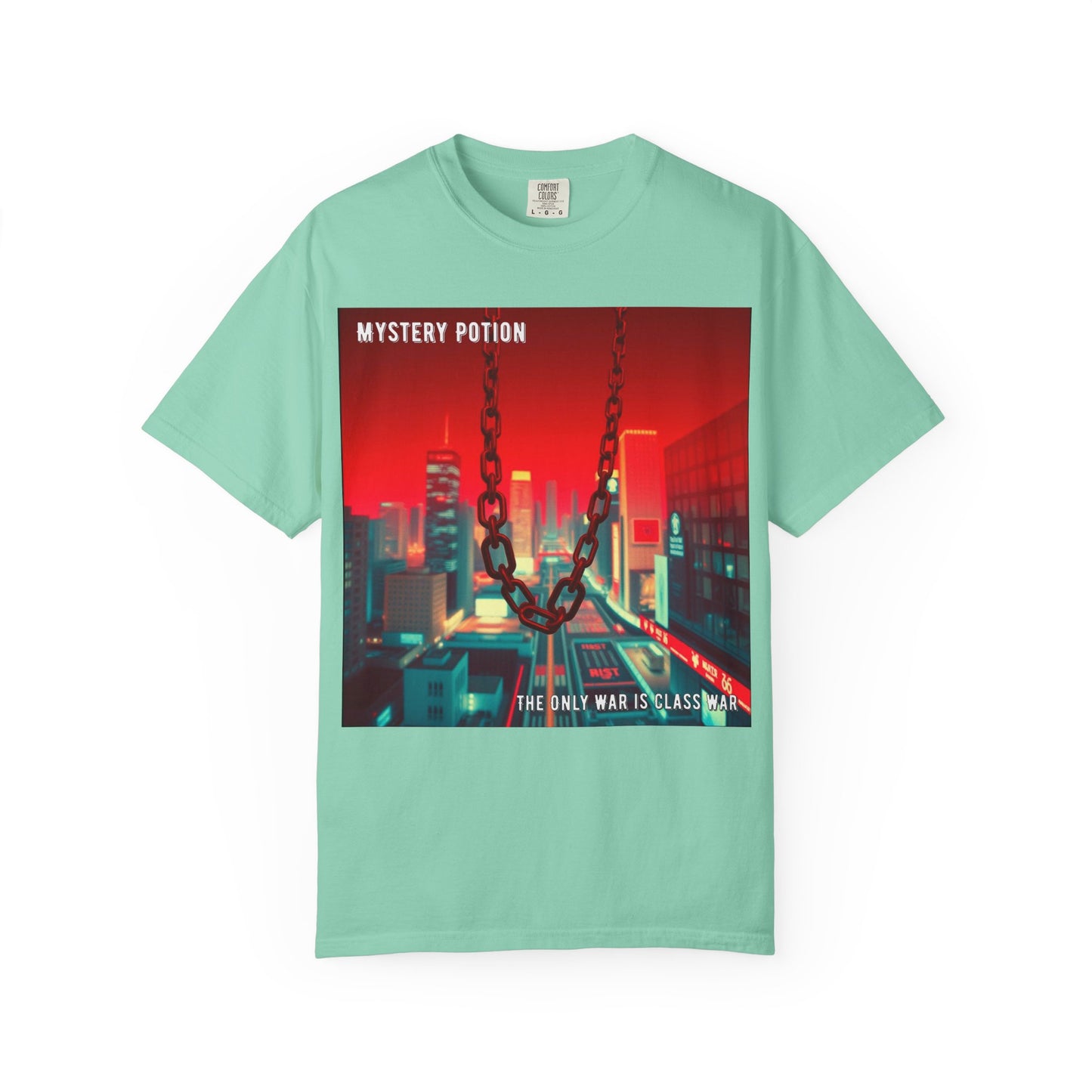 Mystery Potion Urban T-Shirt, Retro Graphic Tee, Unisex Streetwear, Casual Wear, Gift for Art Lovers, Music Festival Apparel
