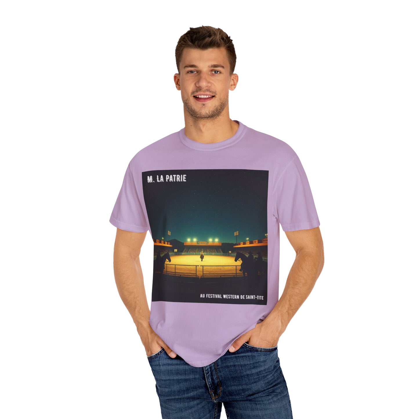 Retro Festival Western de Saint-Tite T-Shirt, Graphic Tee, Music Lovers Shirt, Unisex Cotton Tee, Vintage Concert Country Apparel, Rodeo Festival Outfit
